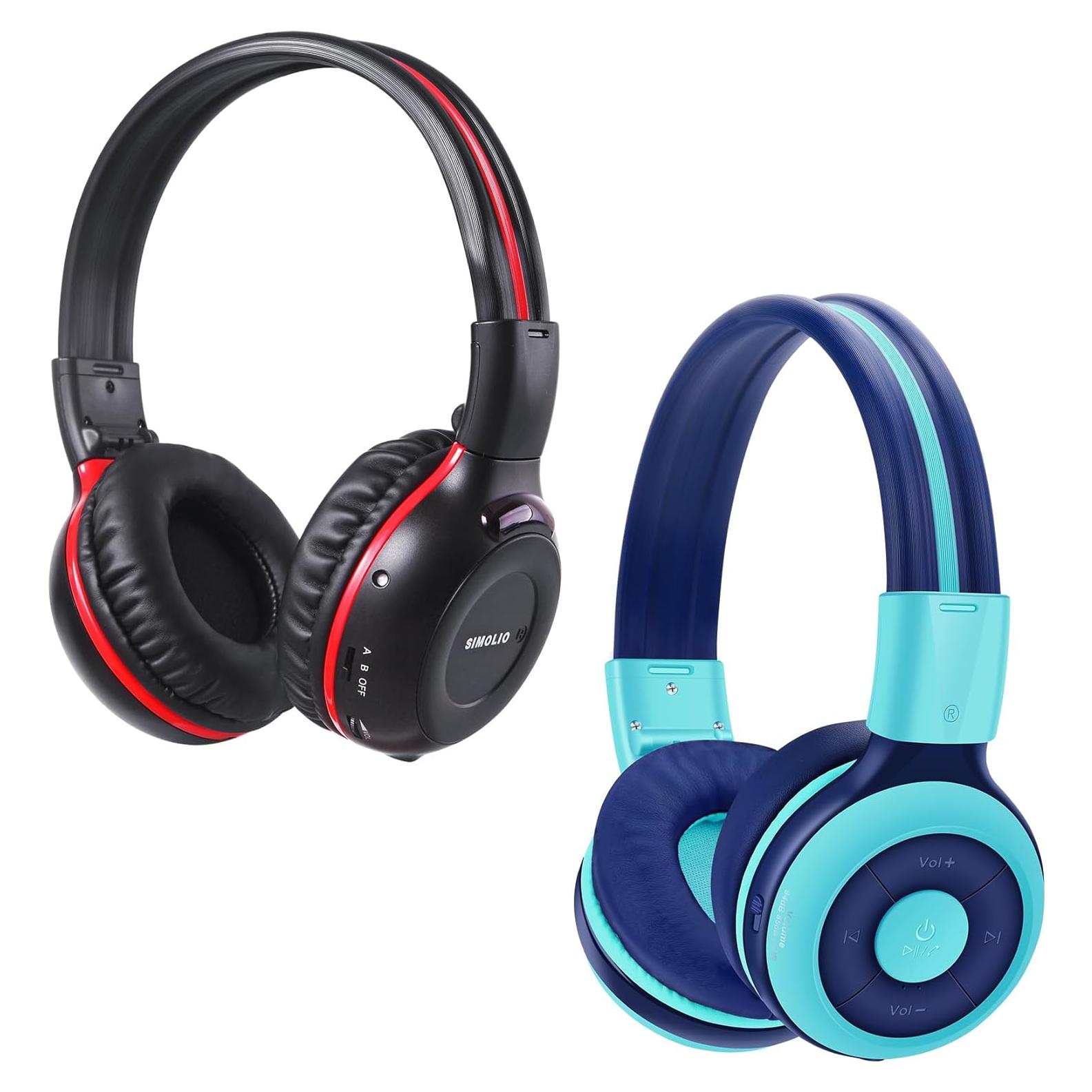 Auriculares Inalámbricos SIMOLIO IR y Bluetooth para Coche