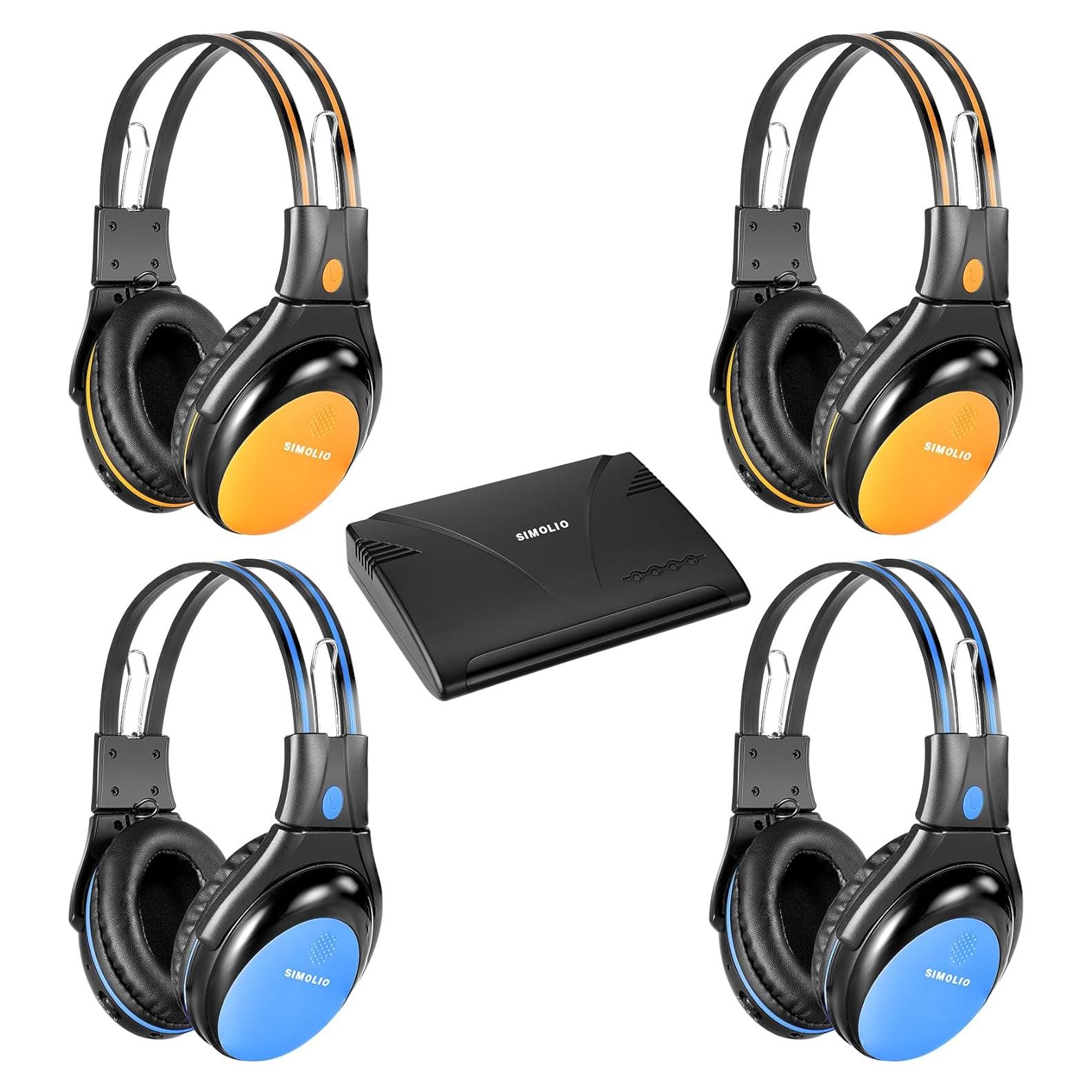 Transmisor IR Doble Canal SIMOLIO + Auriculares Inalámbricos