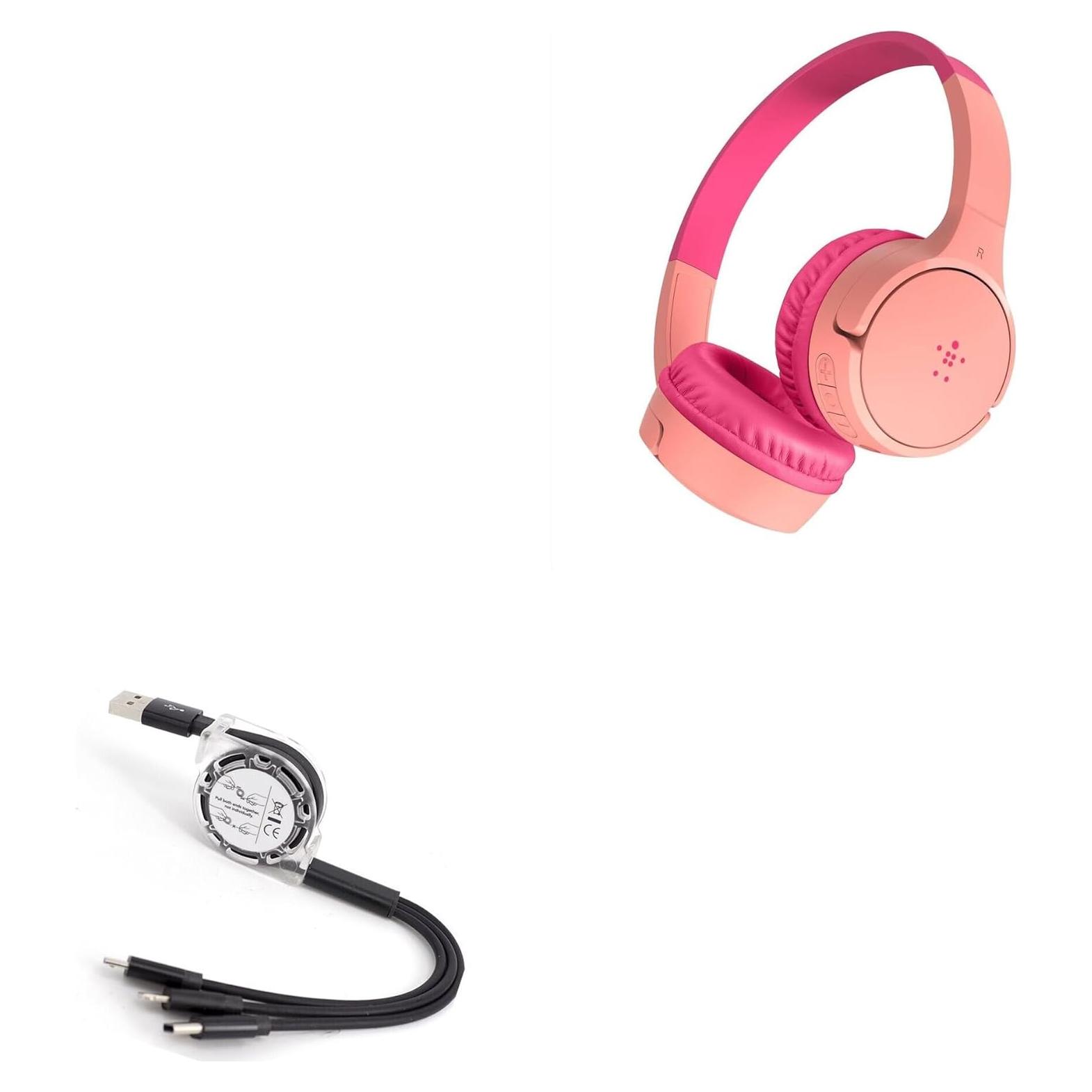 Cable Retráctil BoxWave para Auriculares Belkin SoundForm Mini