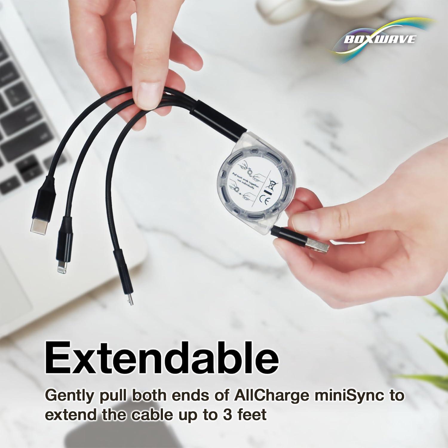 Cable Retráctil BoxWave para Auriculares Belkin SoundForm Mini