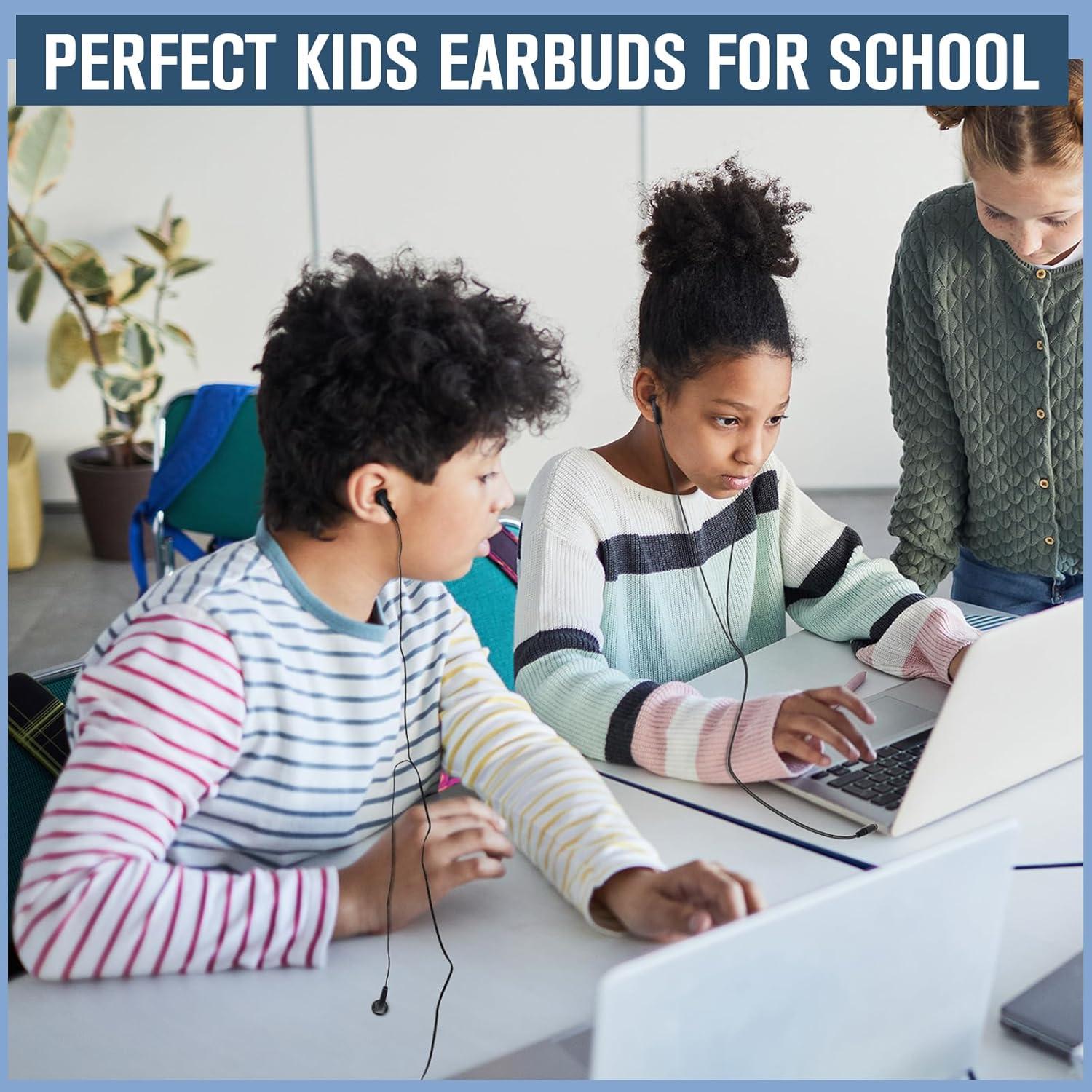 Auriculares Konohan 100 Piezas para Estudiantes Negro 3.5mm