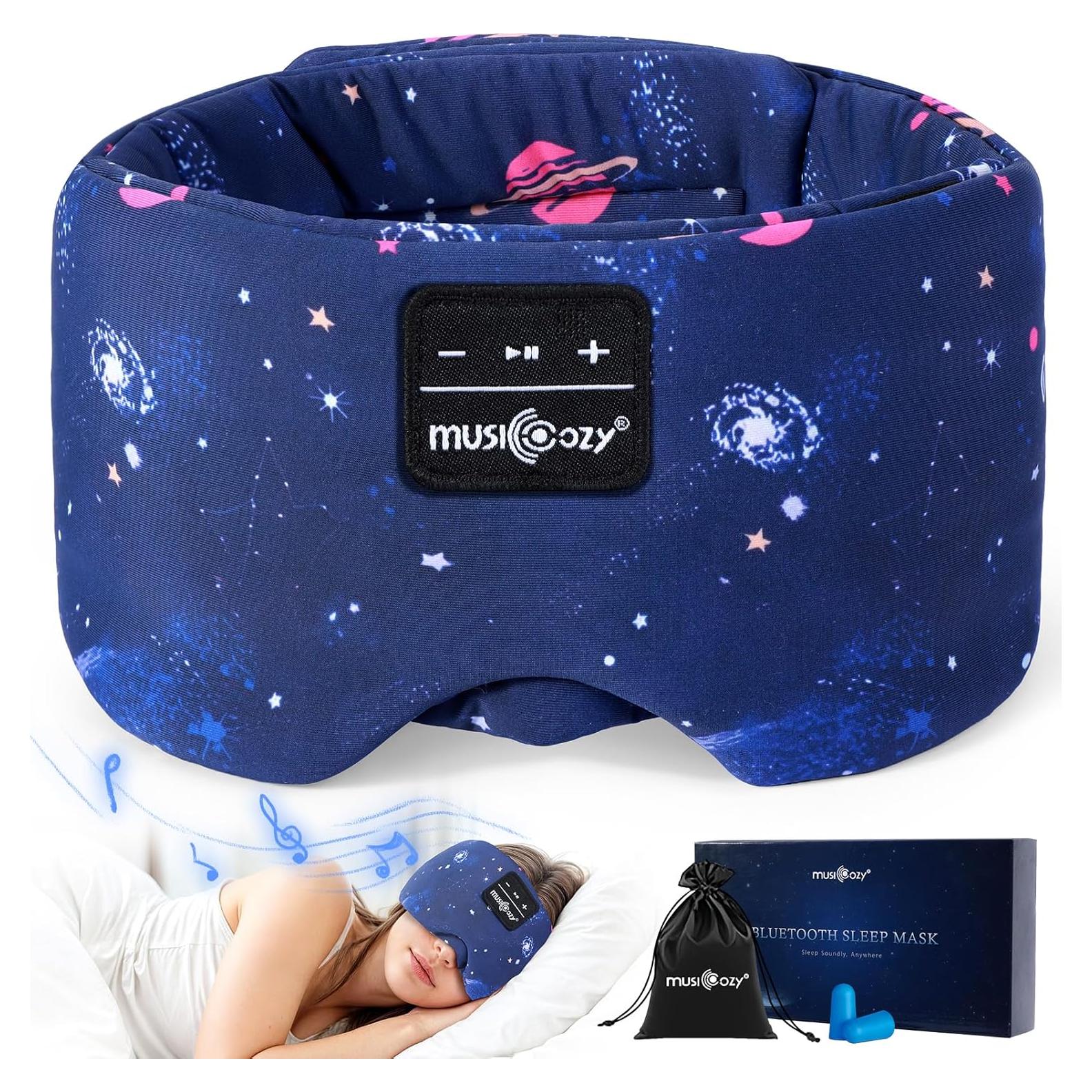 Auriculares para Dormir Bluetooth MUSICOZY con Máscara Ajustable