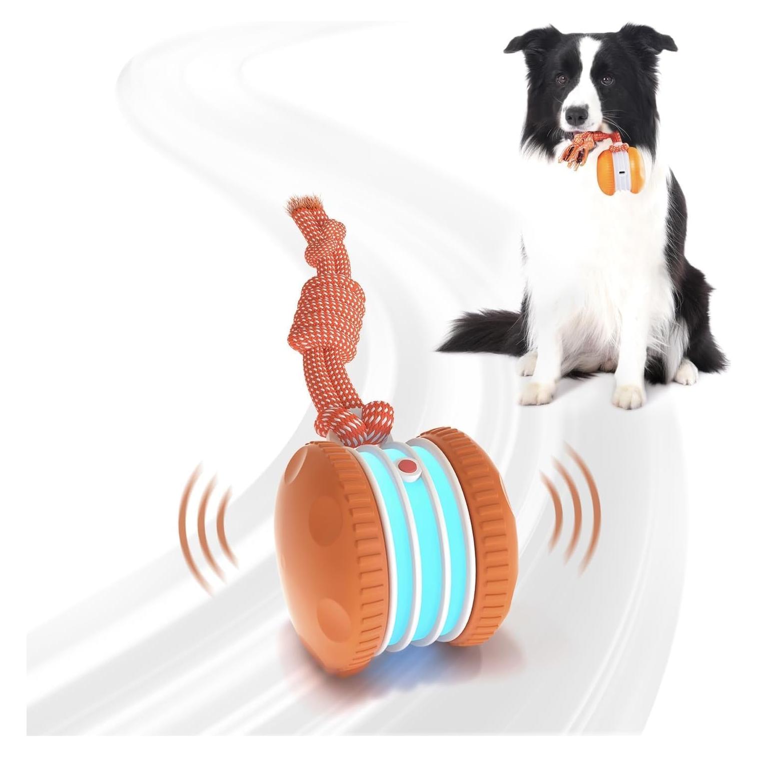 Bola Interactiva para Perros QGI H01 Naranja 10x8.5cm