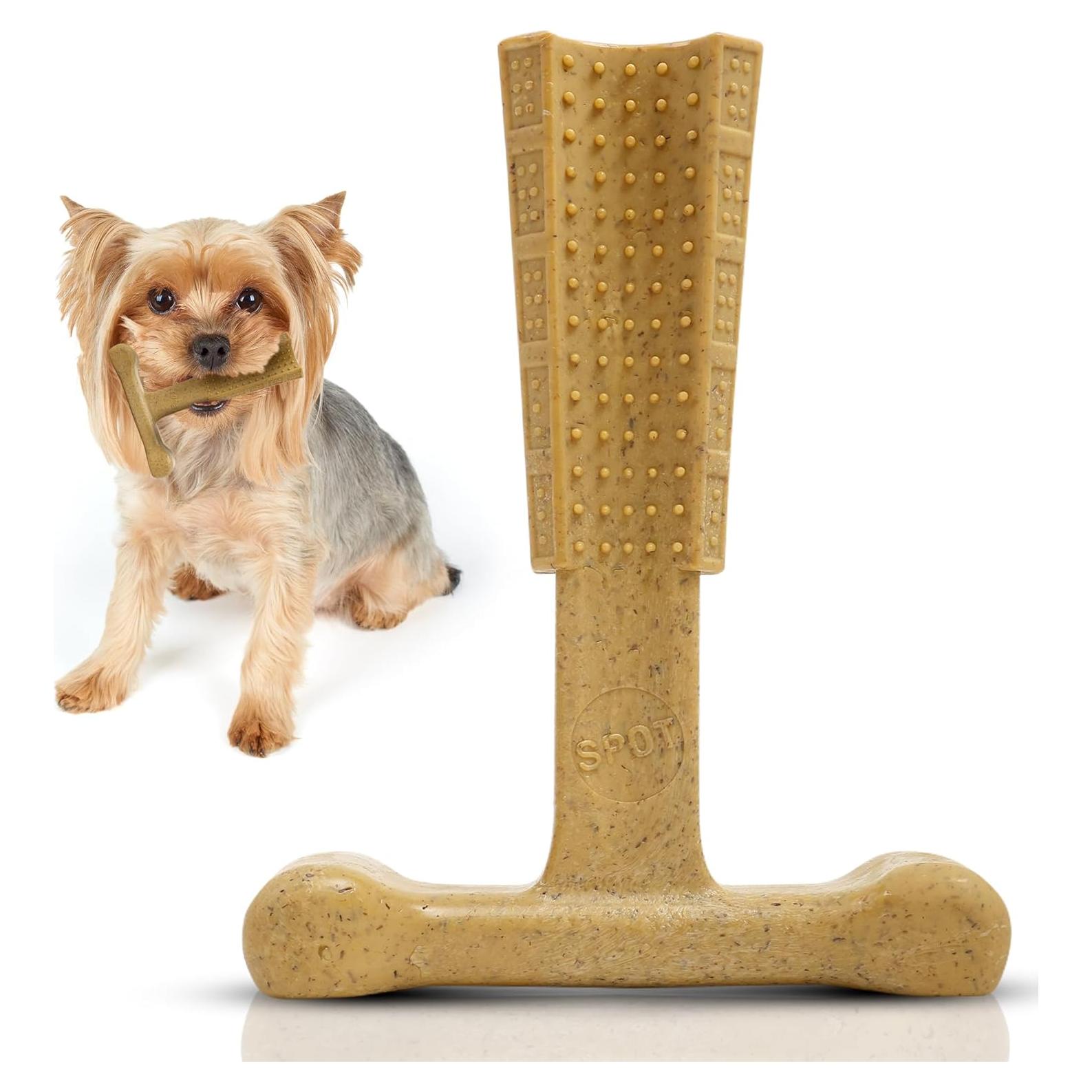 Juguete Masticar Perro SPOT Bam-Bones T-Bone 15cm Pollo