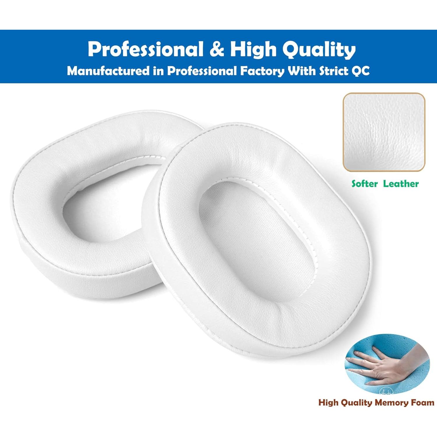 Cojines de Reemplazo para Auriculares Oppo PM3 - Cuero Suave y Espuma Densa