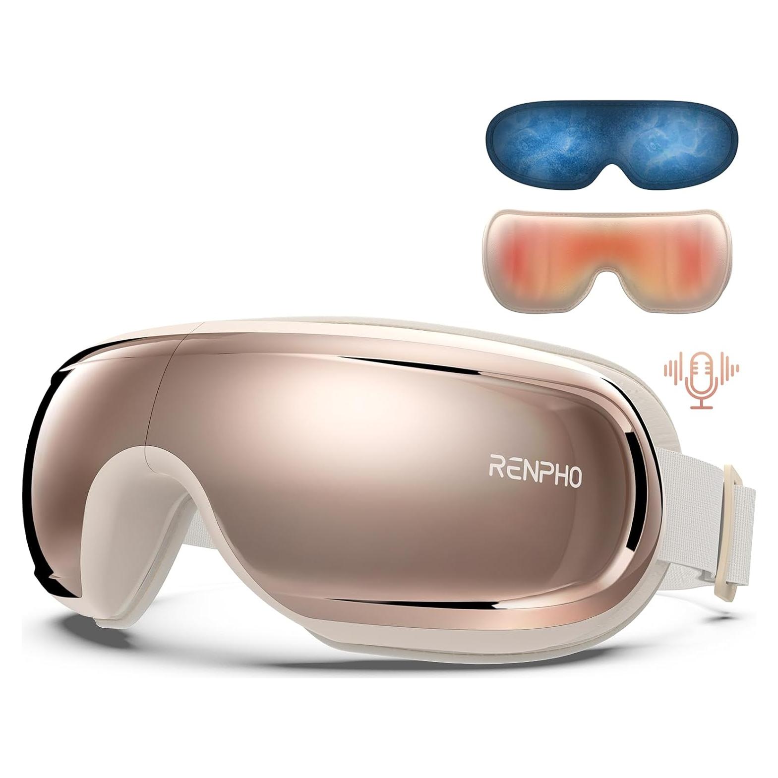 Masajeador de Ojos RENPHO Eyeris 3 Rosa con Calor y Enfriamiento