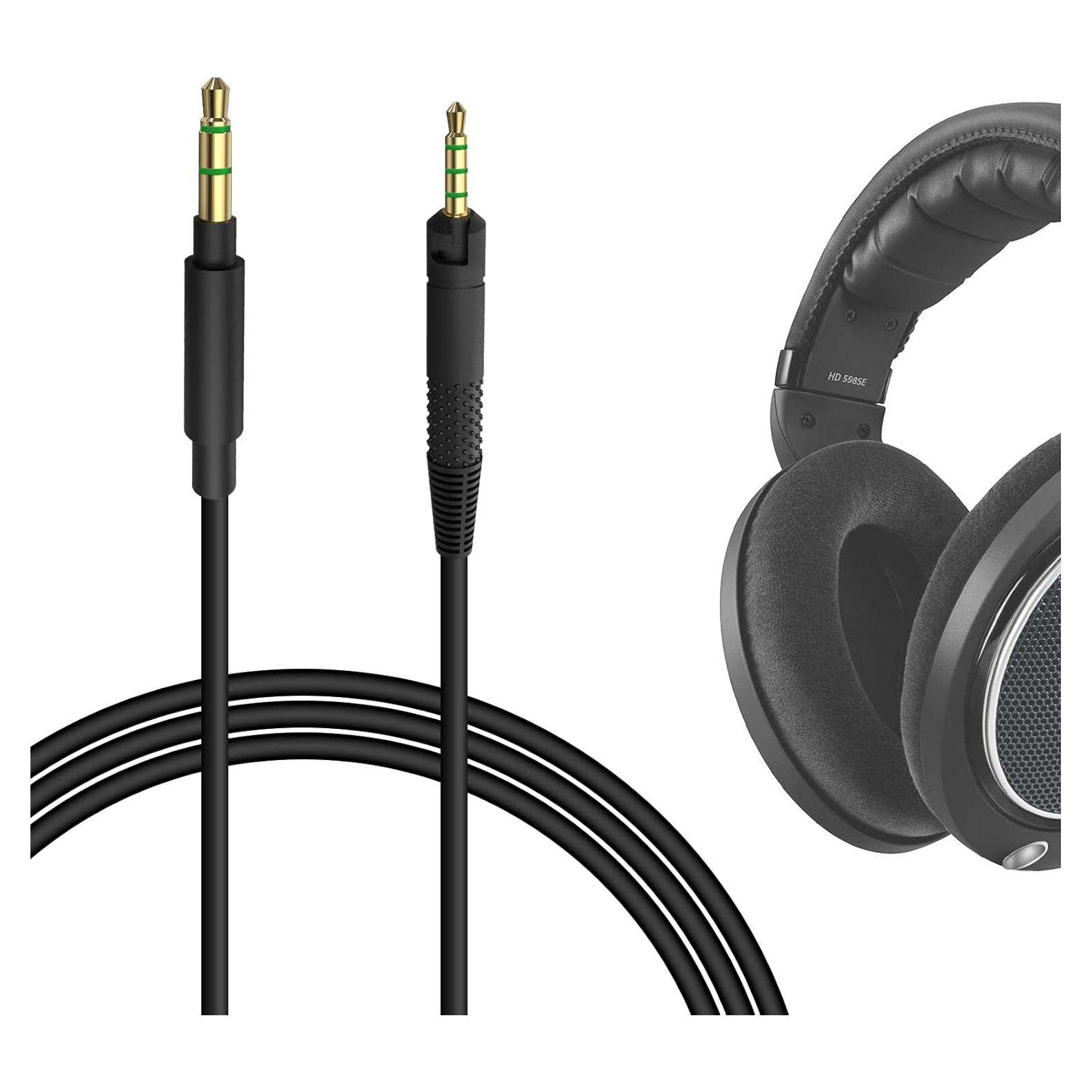 Cable de Audio Geekria 1.7m para Auriculares Sennheiser
