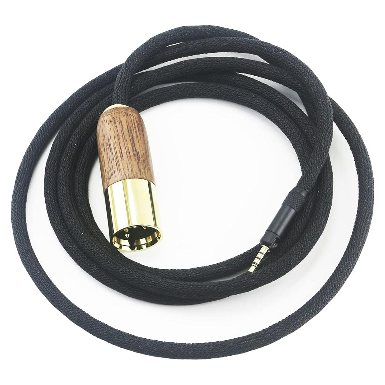 Cable de Audio Balanceado 6N OCC Cobre Plata 2m para Sennheiser