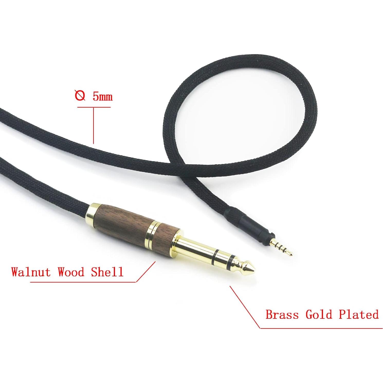 Cable de audio de reemplazo NewFantasia 2m para Sennheiser