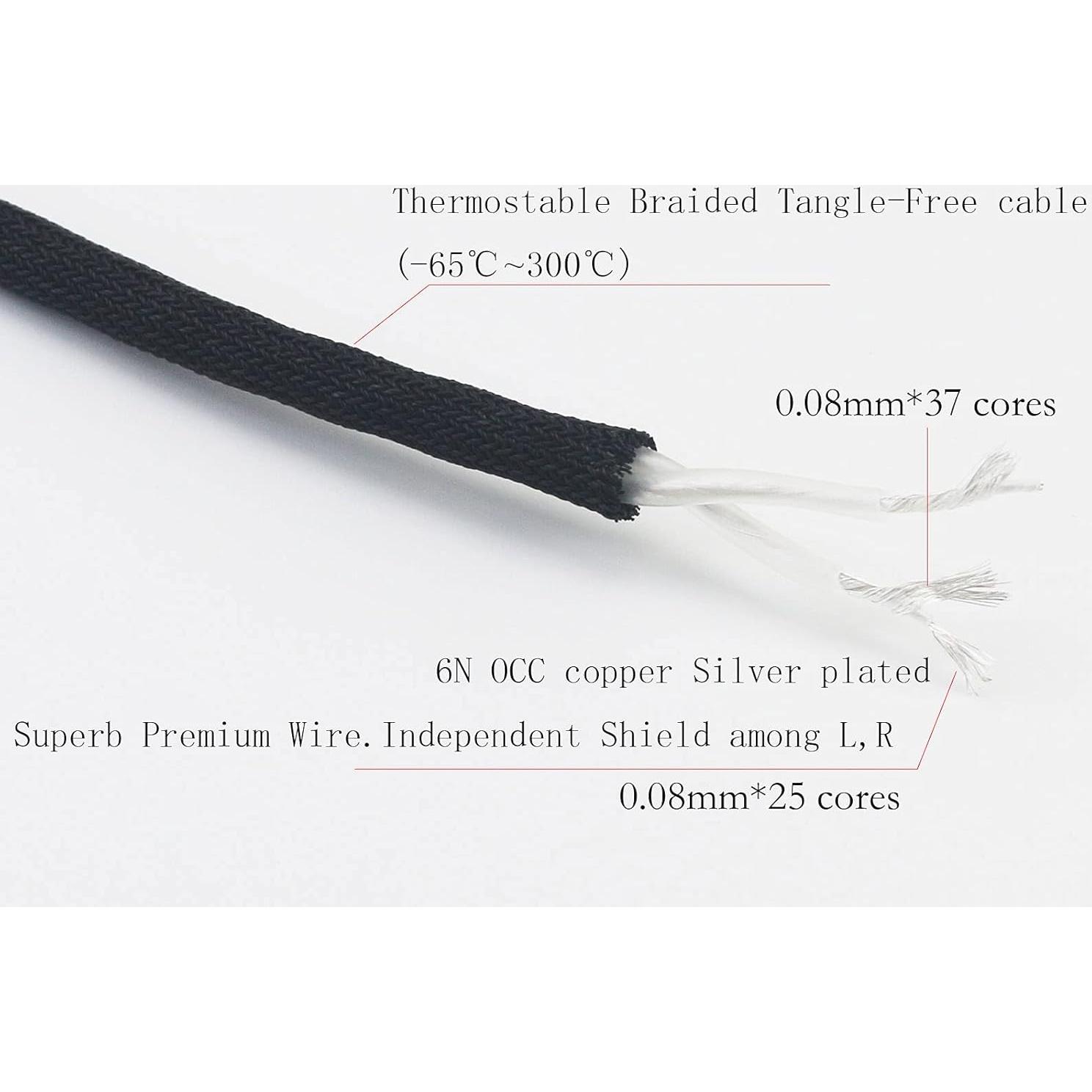 Cable de audio de reemplazo NewFantasia 2m para Sennheiser