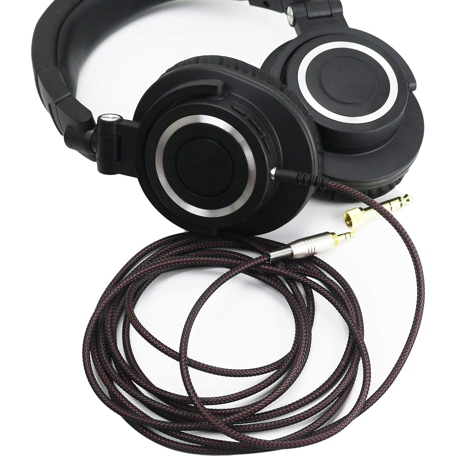 Cable de audio de reemplazo NewFantasia 3m para auriculares Audio-Technica