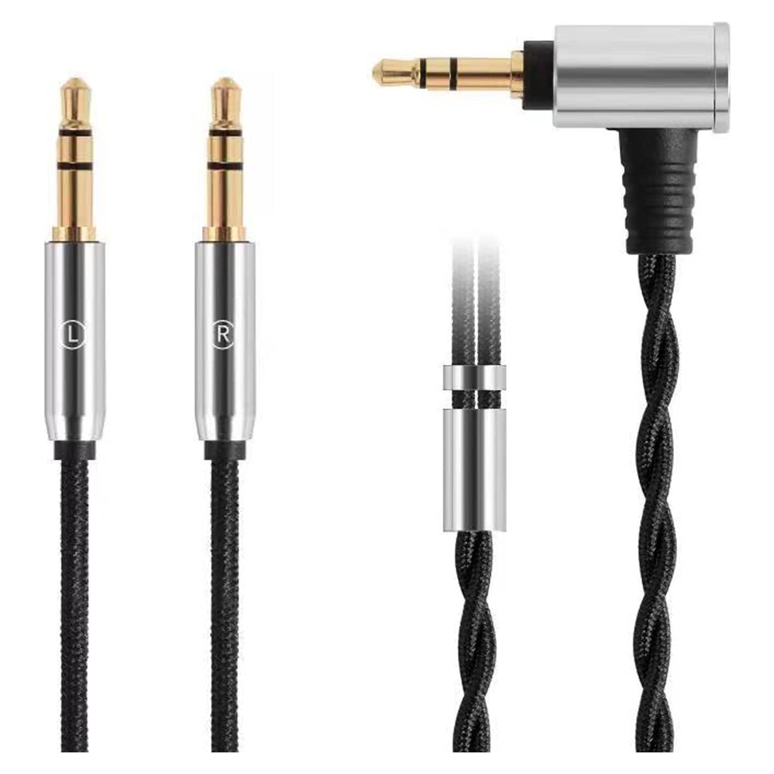 Cable de audio Fezzlo 1.5m 3.5mm a Doble 3.5mm para Auriculares