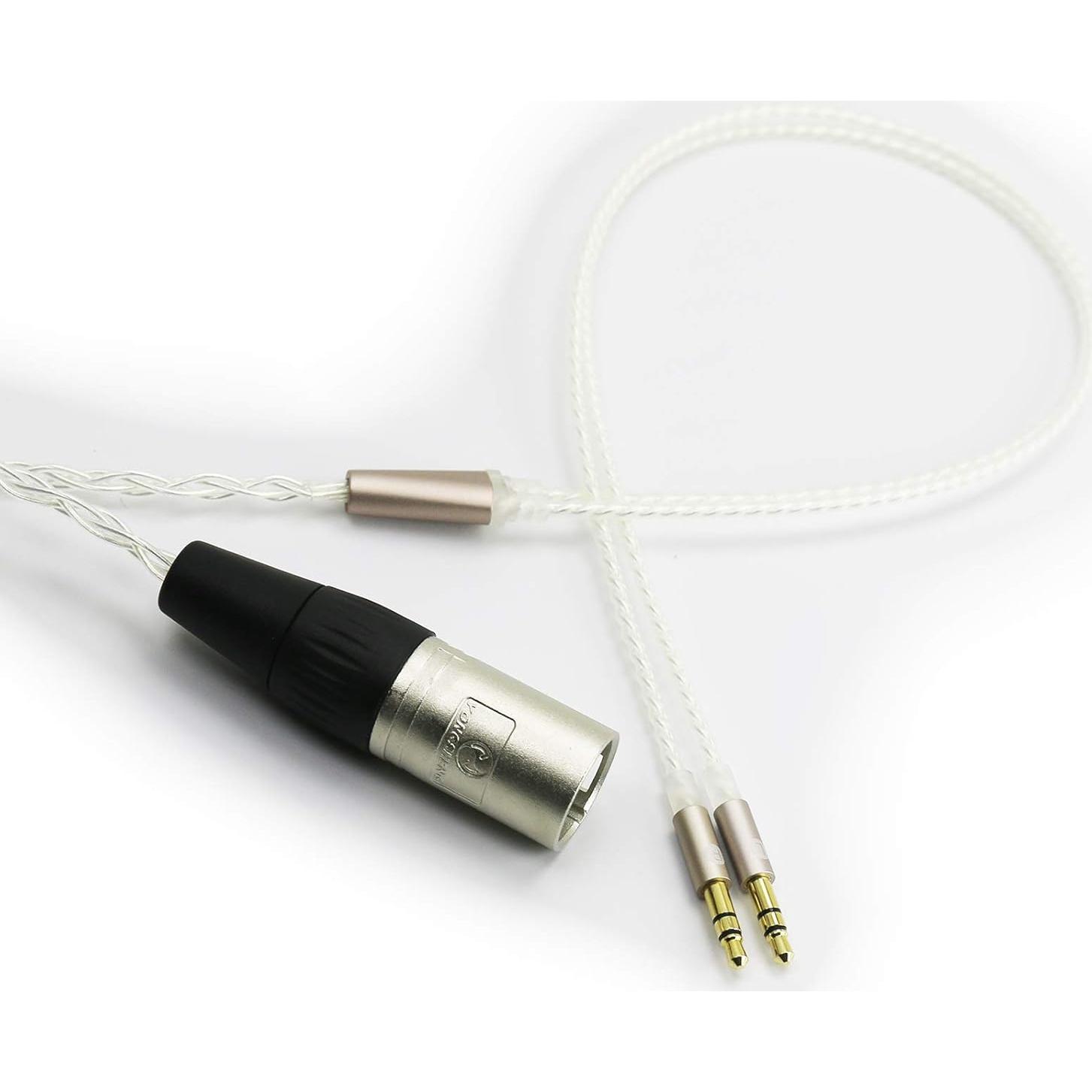 Cable de Reemplazo ABLET 4 Pines XLR Balanceado 2x3.5mm 200cm