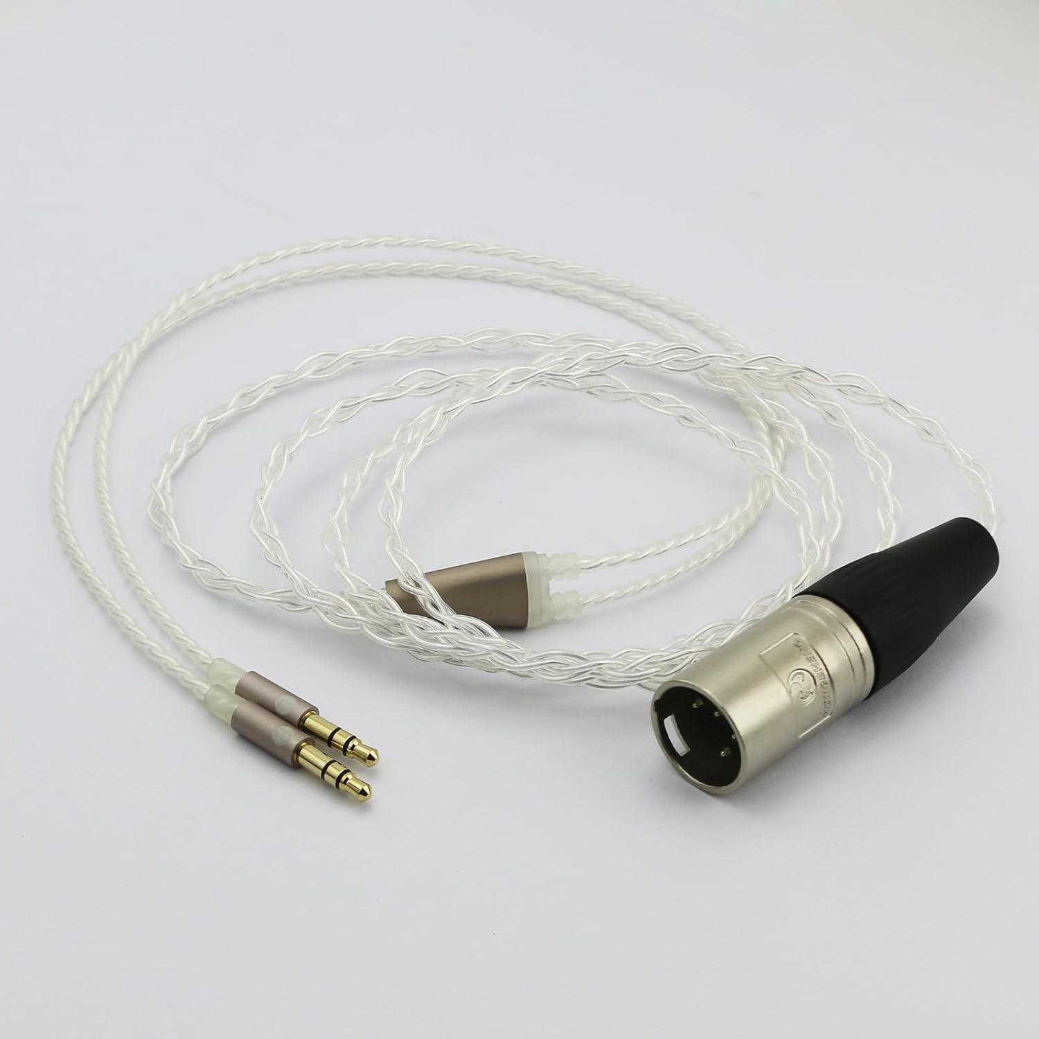 Cable de Reemplazo ABLET 4 Pines XLR Balanceado 2x3.5mm 200cm