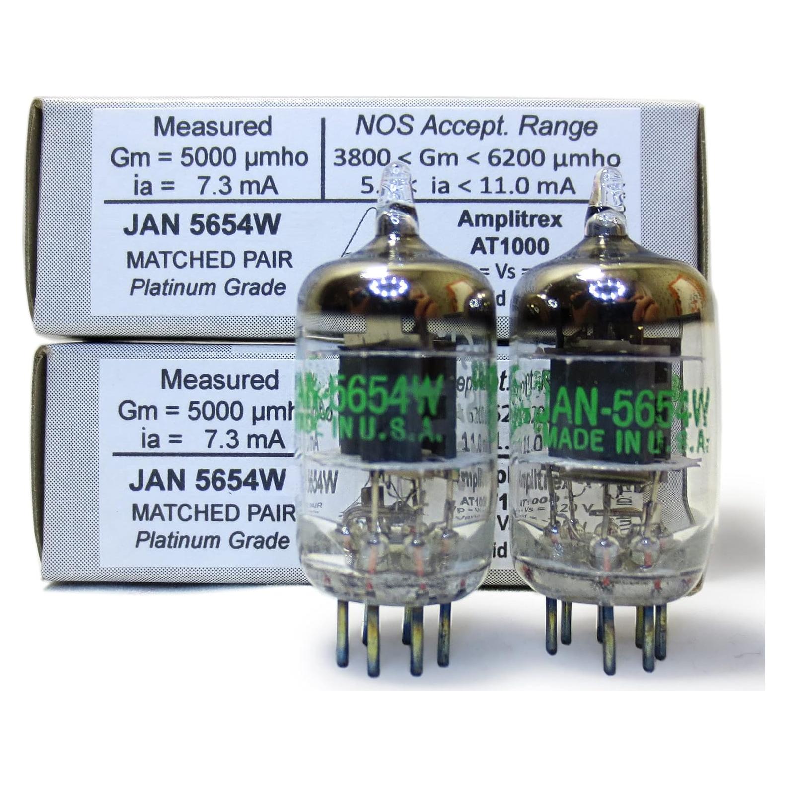 Par de tubos de vacío JAN 5654W Riverstone Audio - Grado Platino