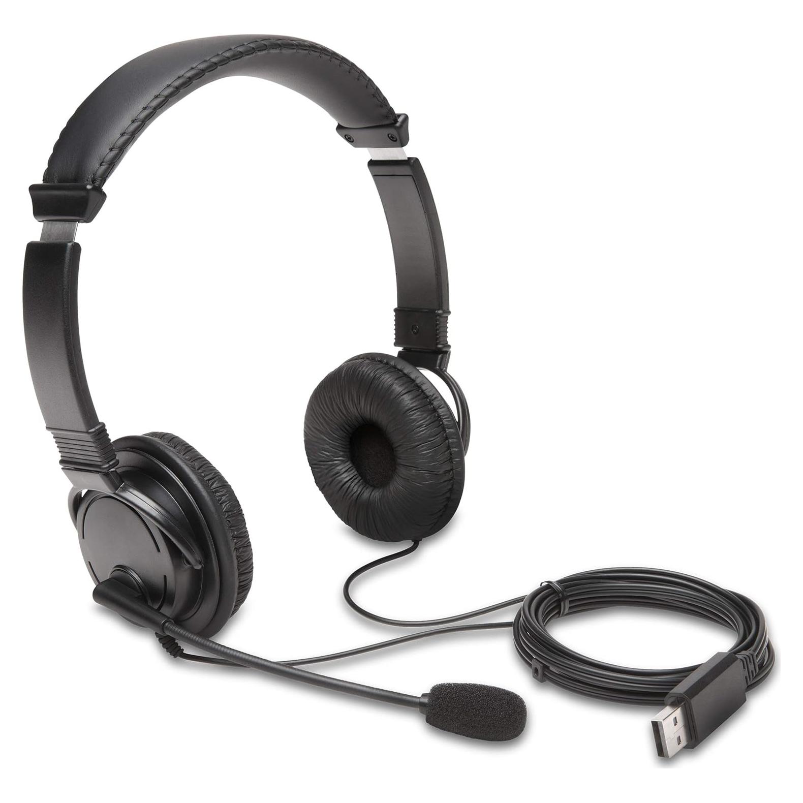 Auriculares Hi-Fi USB Kensington K97601WW con micrófono