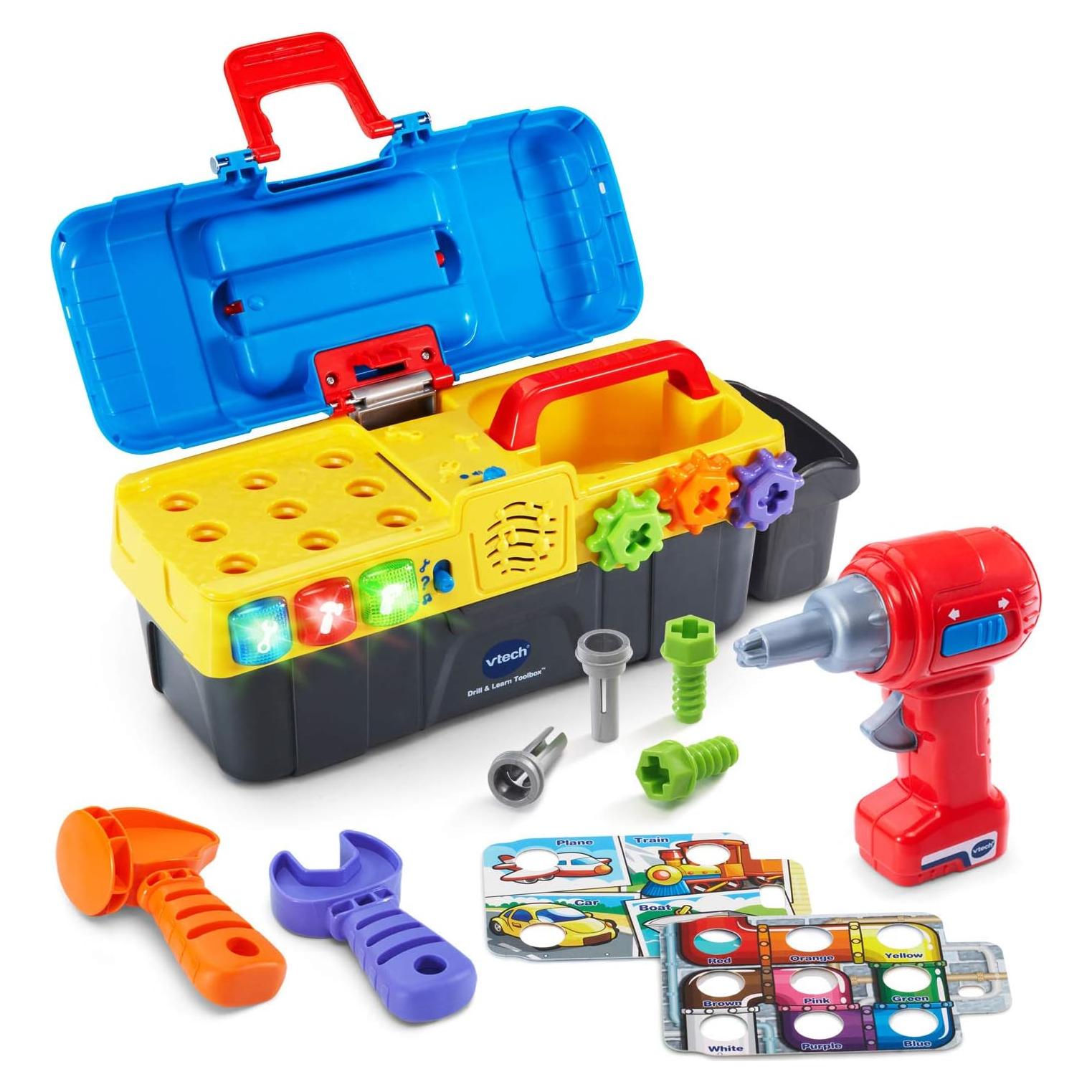 Caja de Herramientas Aprendiendo VTech con Taladro Juguete
