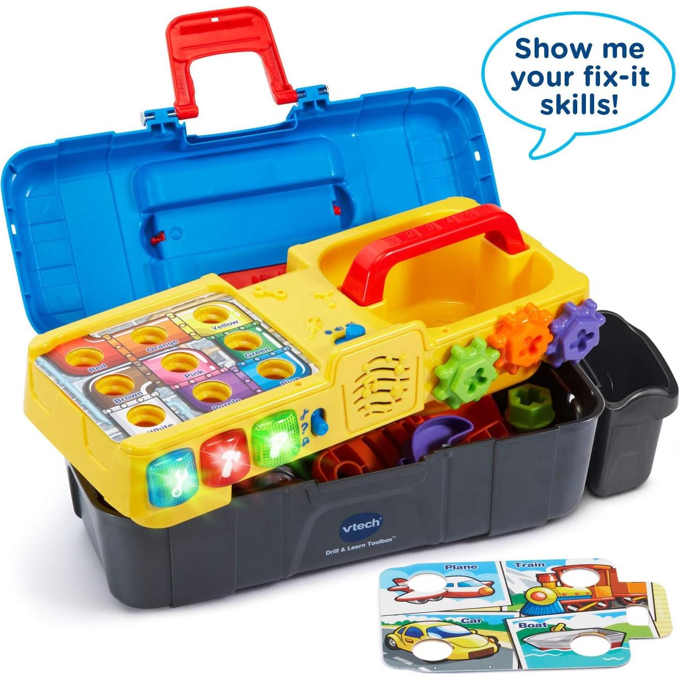 Caja de Herramientas Aprendiendo VTech con Taladro Juguete