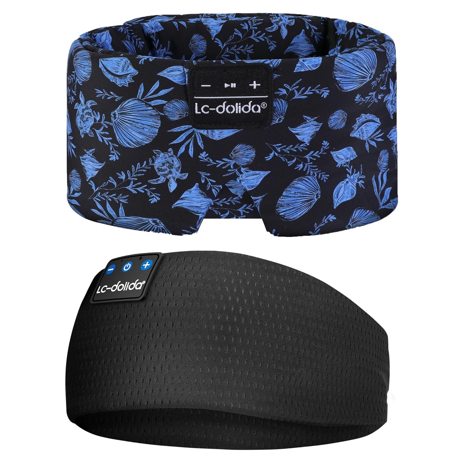 Máscara de Sueño de Seda LC-dolida con Auriculares Bluetooth 5.4