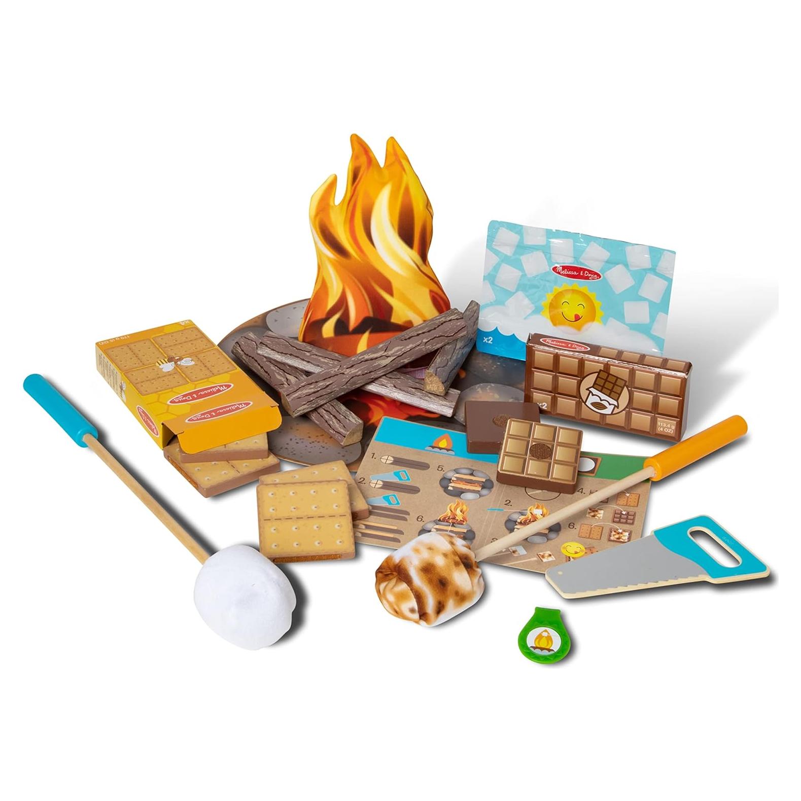 Juego de Fogata S'Mores Melissa & Doug 23 Piezas