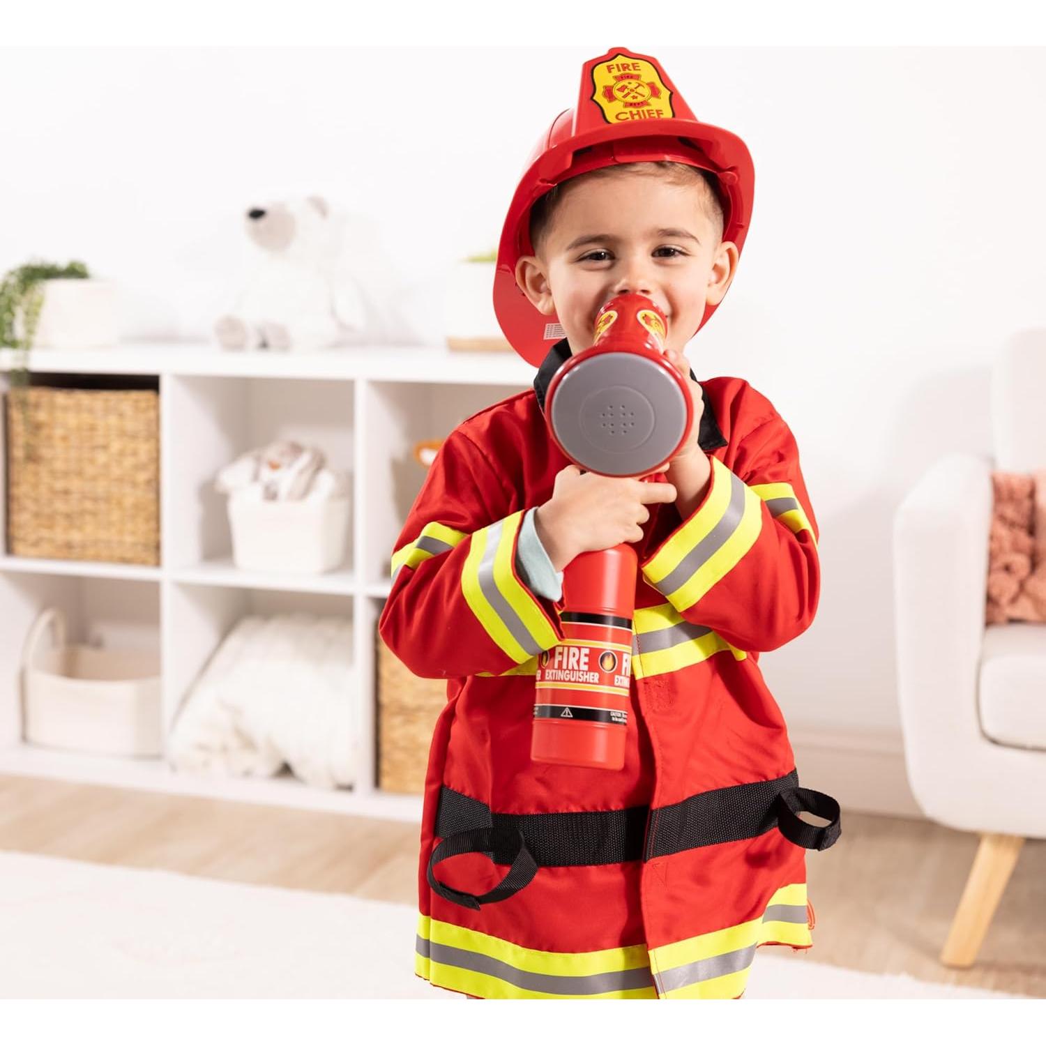 Disfraz de Bombero Melissa & Doug con Accesorios para Niños
