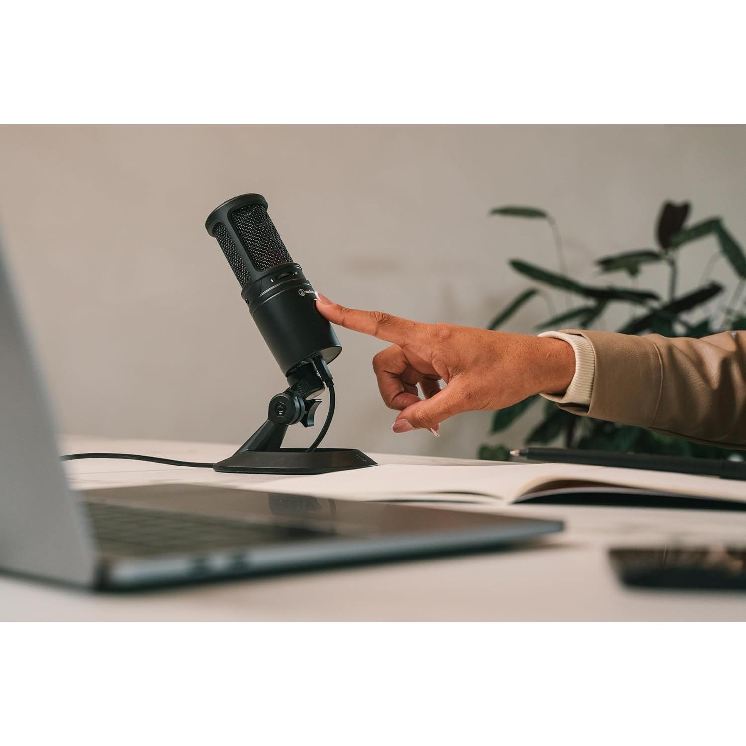 Micrófono USB Audio-Technica AT2020USB-X Cardioide 24-Bit