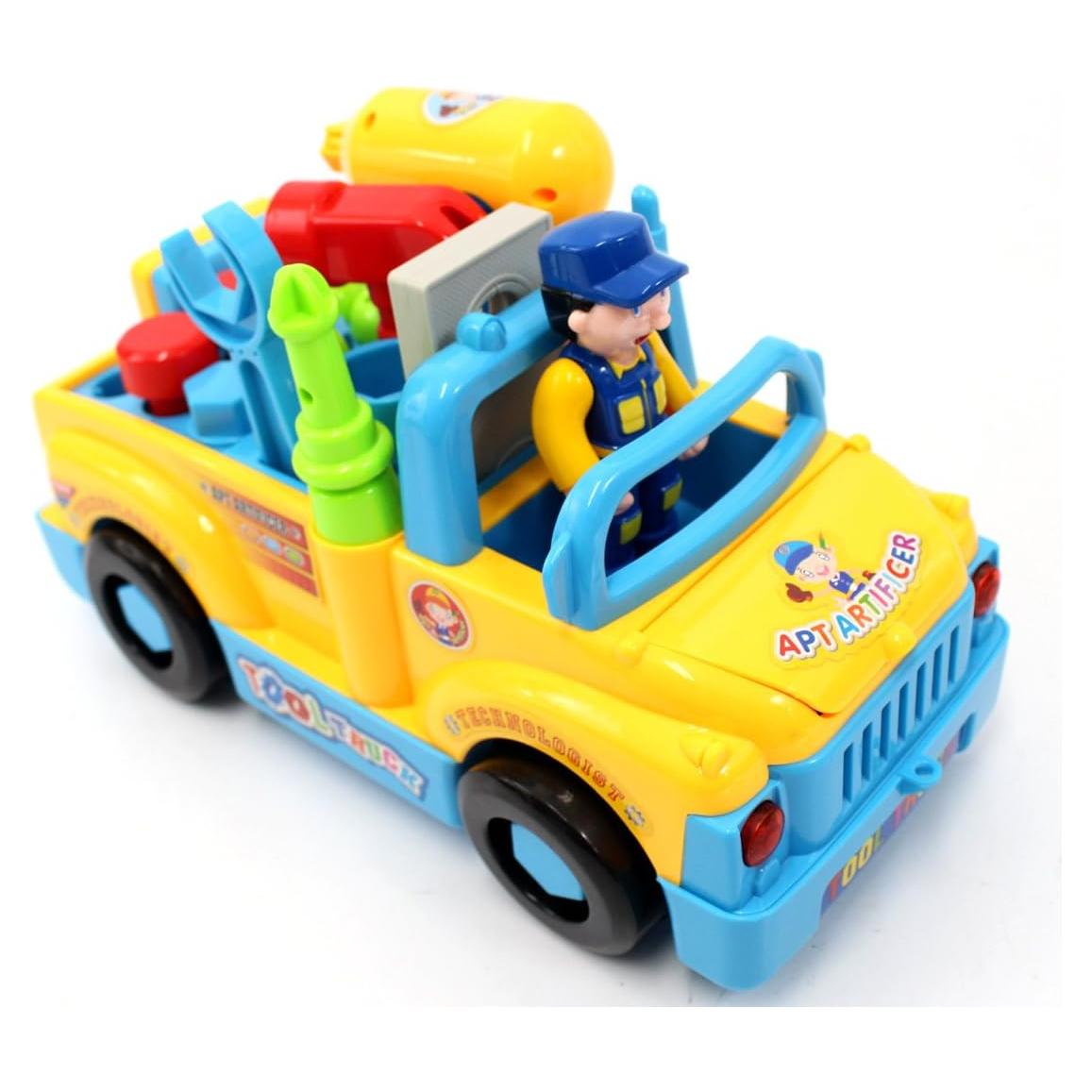 Juguete de Construcción Desarmable PowerTRC Camión con Taladro