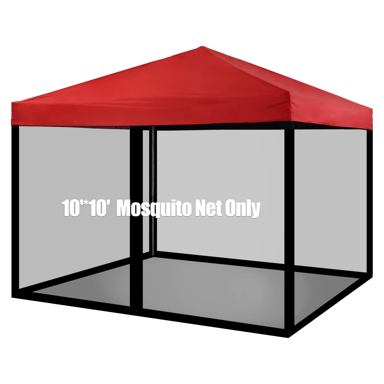 Red de Mosquito Tappio 3x3m con Cremallera para Gazebo