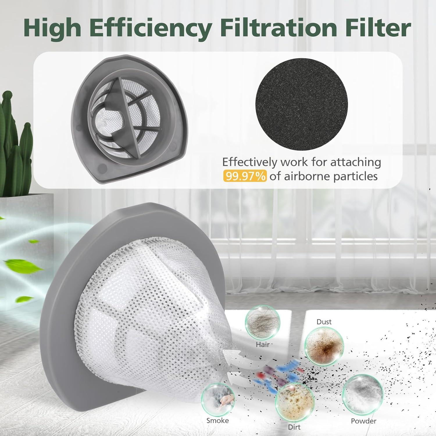 8 Filtros de Reemplazo Bissell 2033 para Aspiradora Ligera