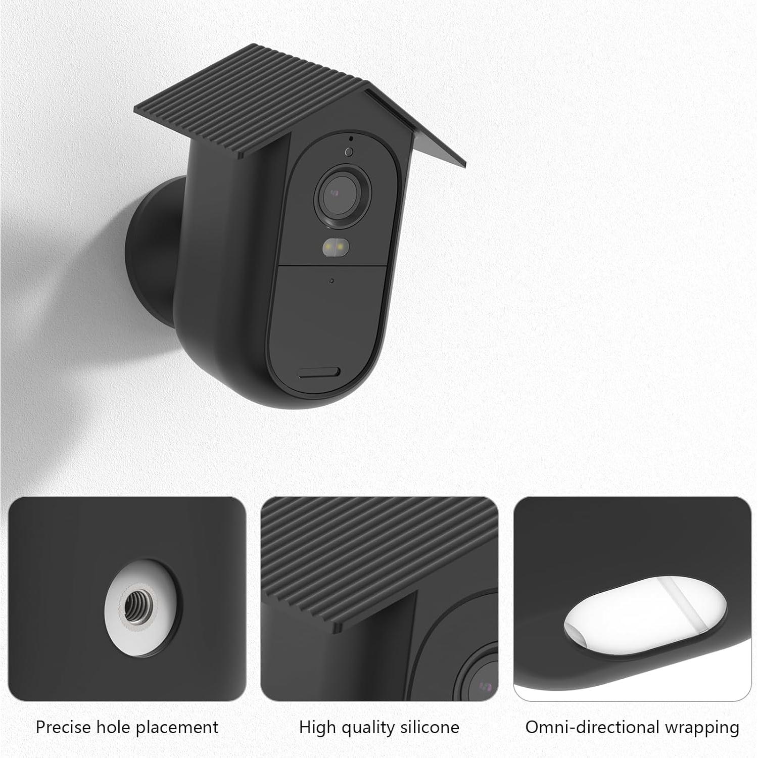 Cubiertas de Silicona HOLACA para Cámara Arlo Esencial 2da Gen - Protección Antirayaduras (1 Paquete)