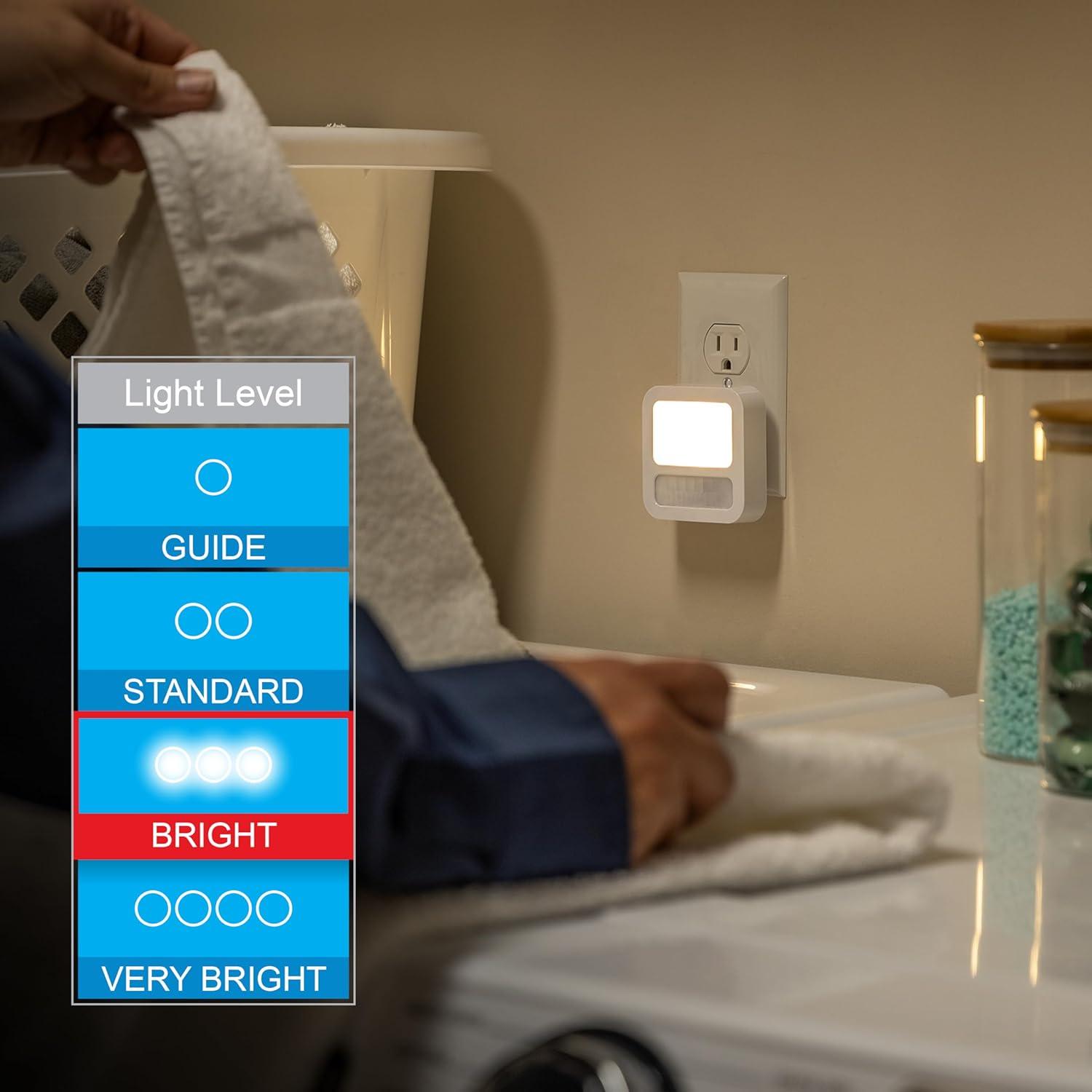 Luz Nocturna LED GE con Sensor de Movimiento 20 Lúmenes