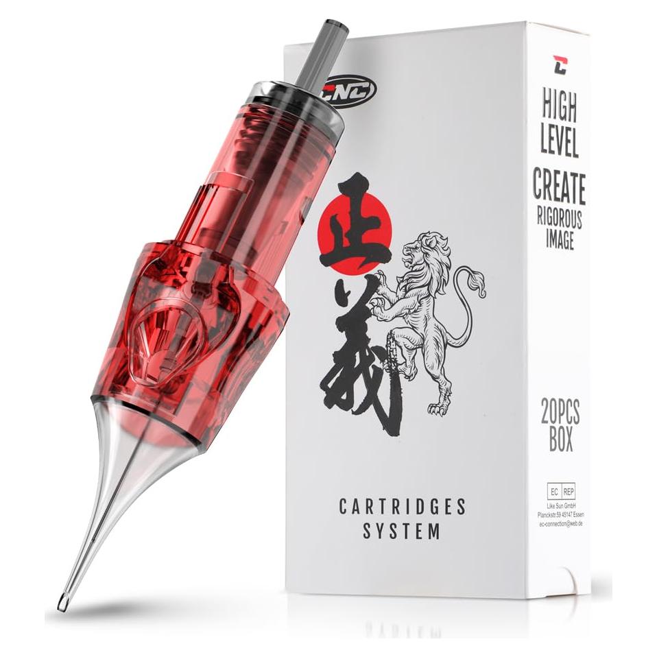 Cartuchos de Agujas CNC 20Pcs 0.18mm 3RL Maquillaje Permanente