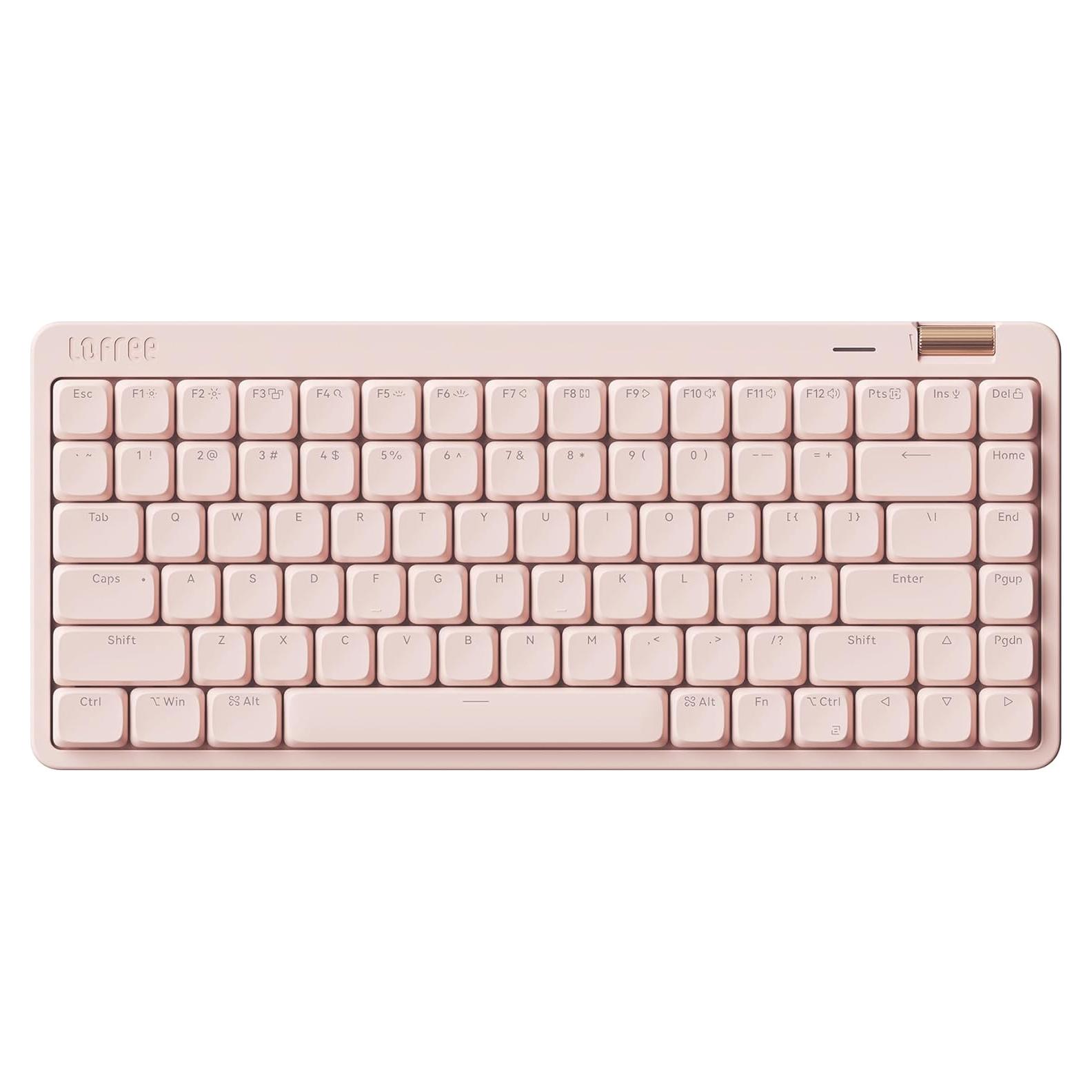 Teclado Mecánico Inalámbrico Lofree Flow Lite 84 Teclas Flamingo