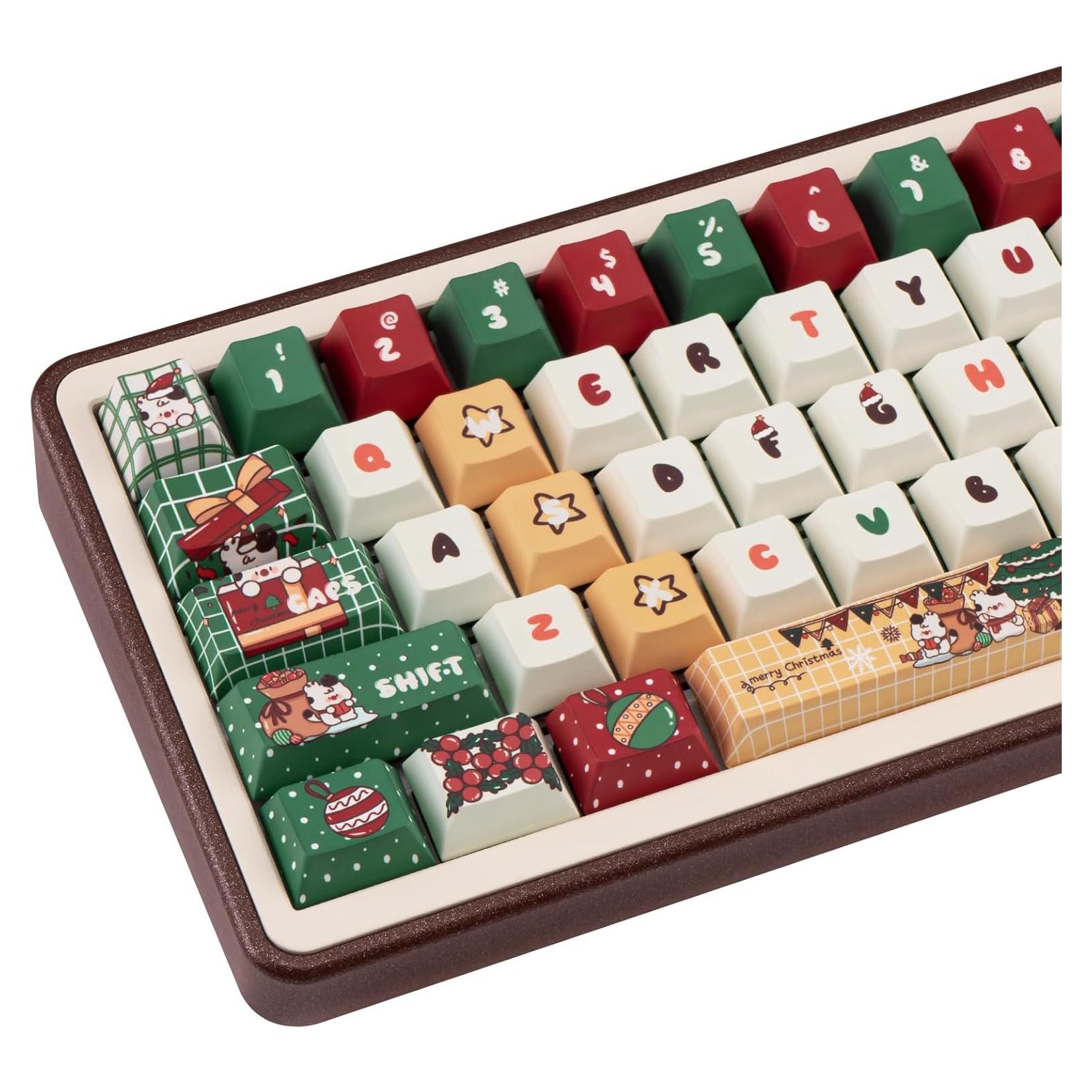 Juego de Teclas Navideñas JOLINTAL 130 PBT Cherry MX