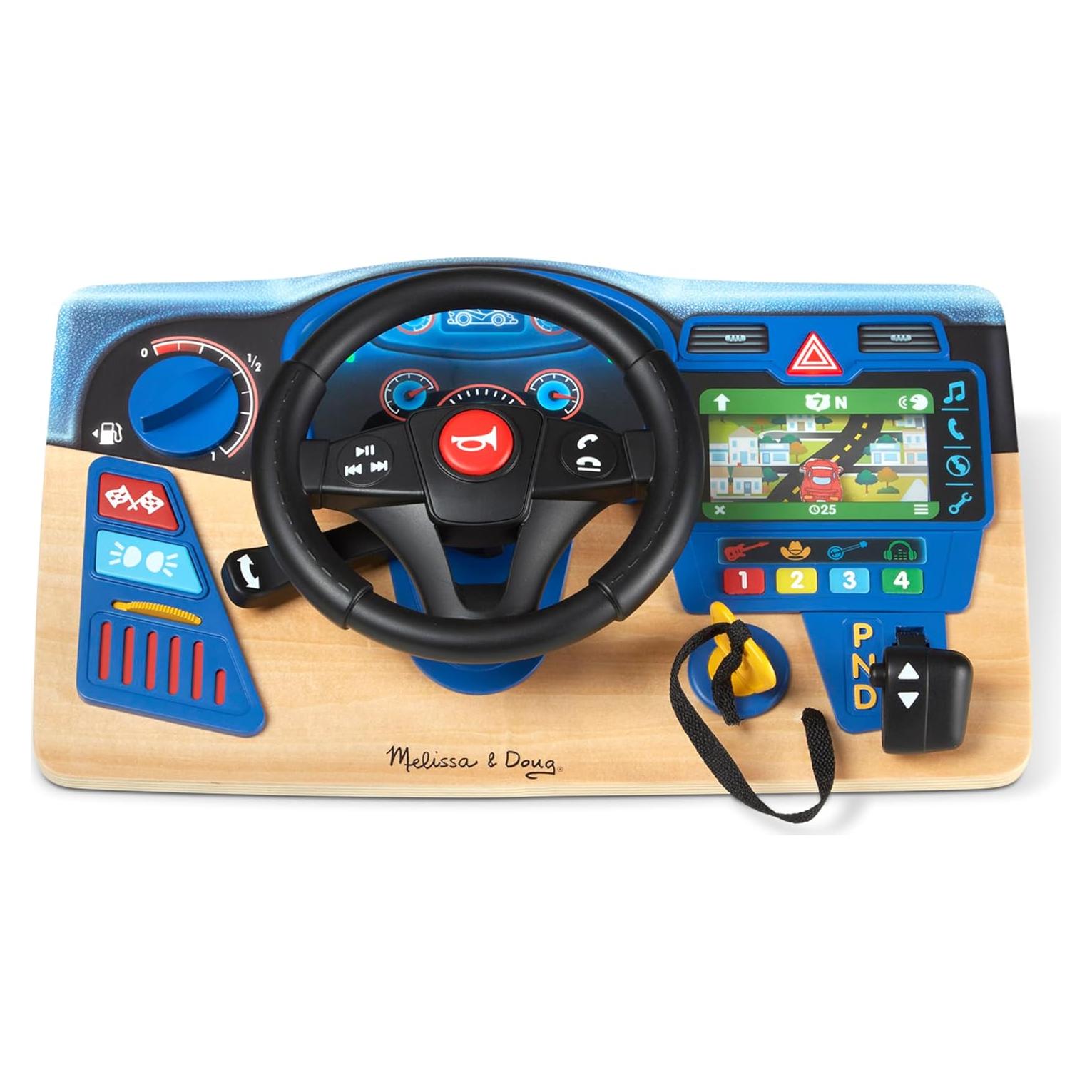 Volante Interactivo de Madera Melissa & Doug 23x18 cm