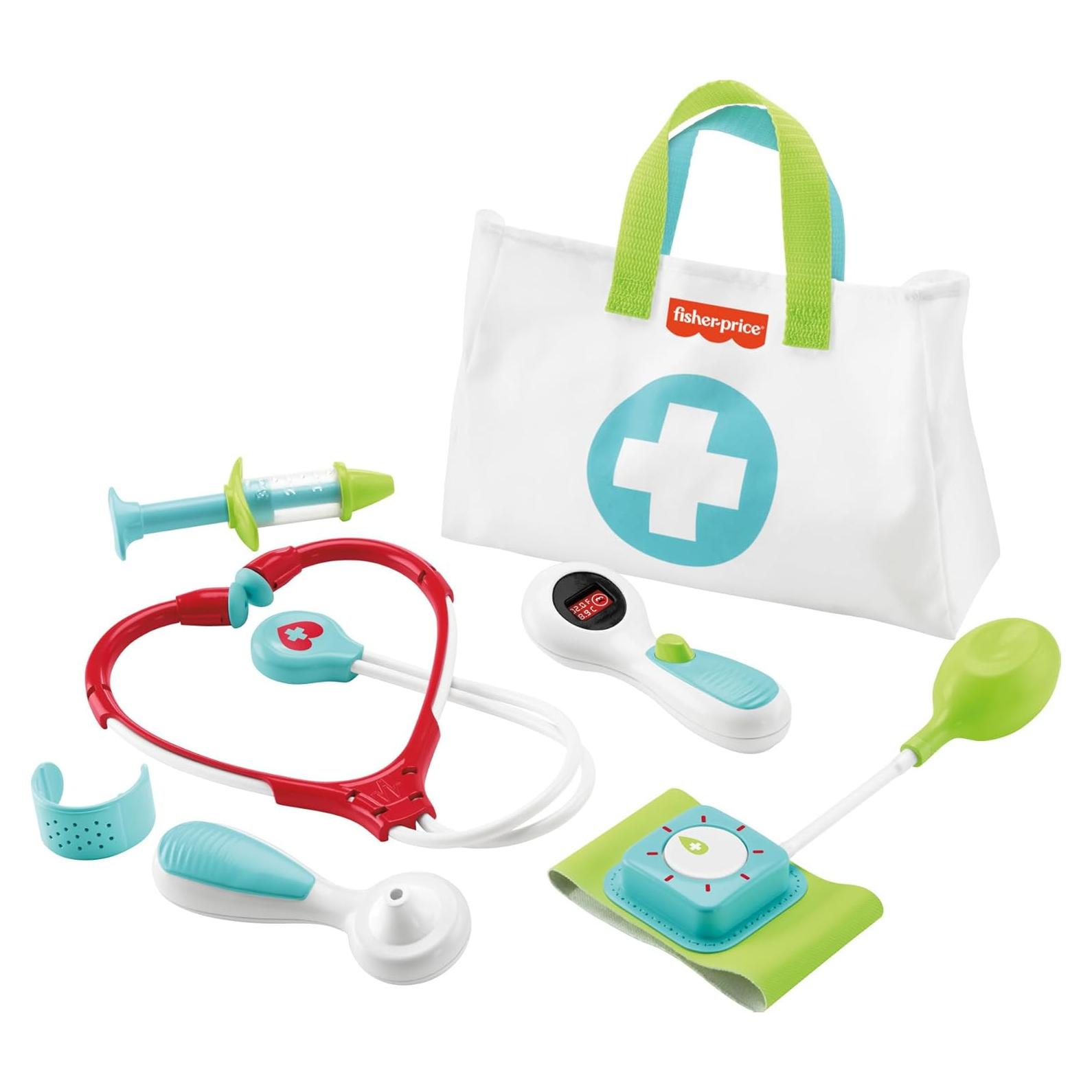 Kit Médico Fisher-Price 7 Piezas Juego de Rol Niños 3+