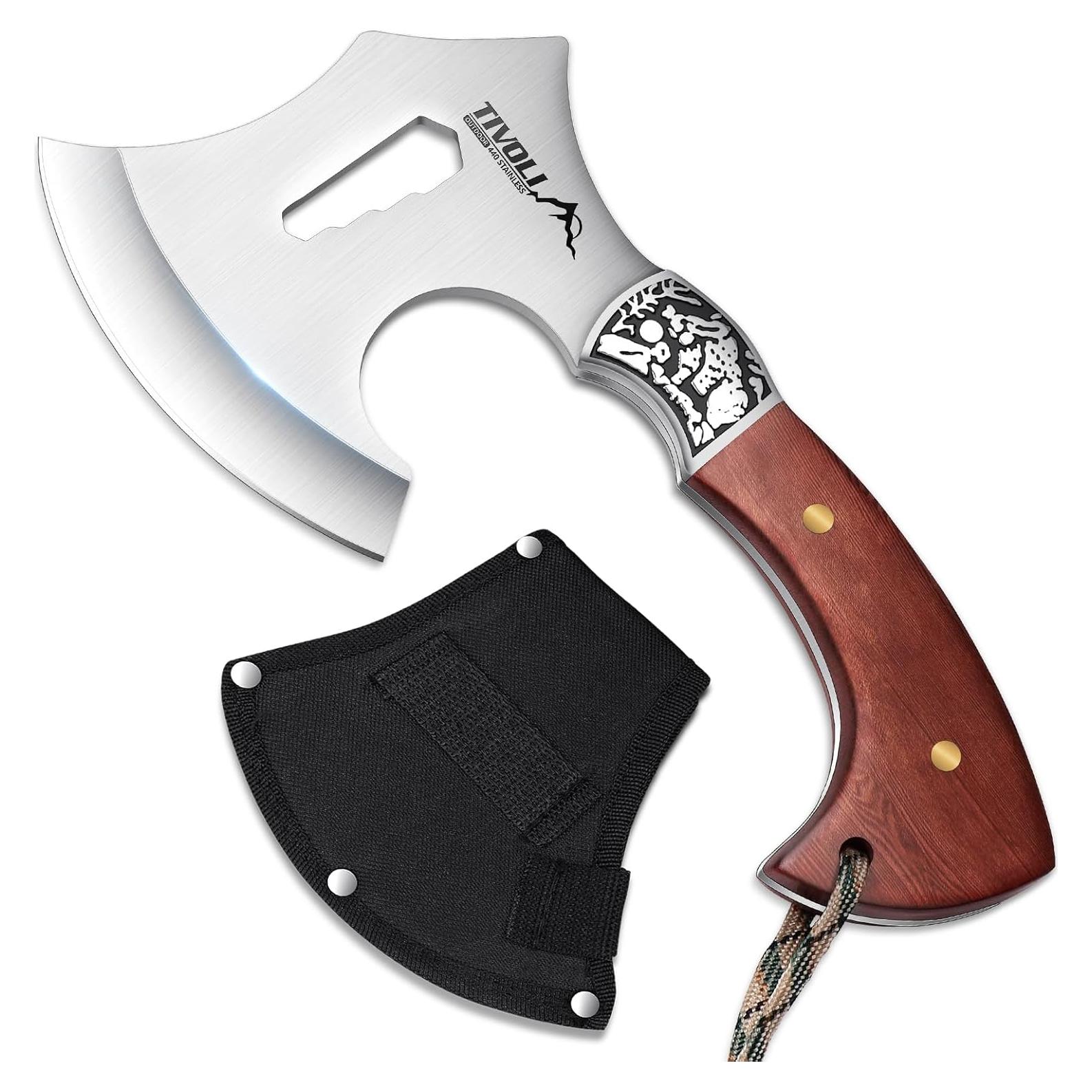 Hacha de Camping TIVOLI 22.86 cm con Funda de Nylon