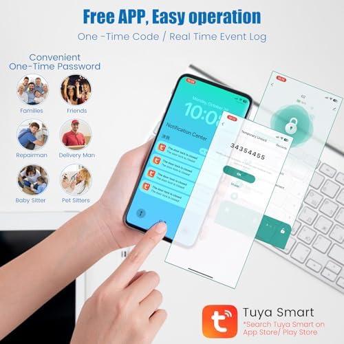 Cerradura Inteligente Devo G2 Huella Dactilar Bluetooth Negra