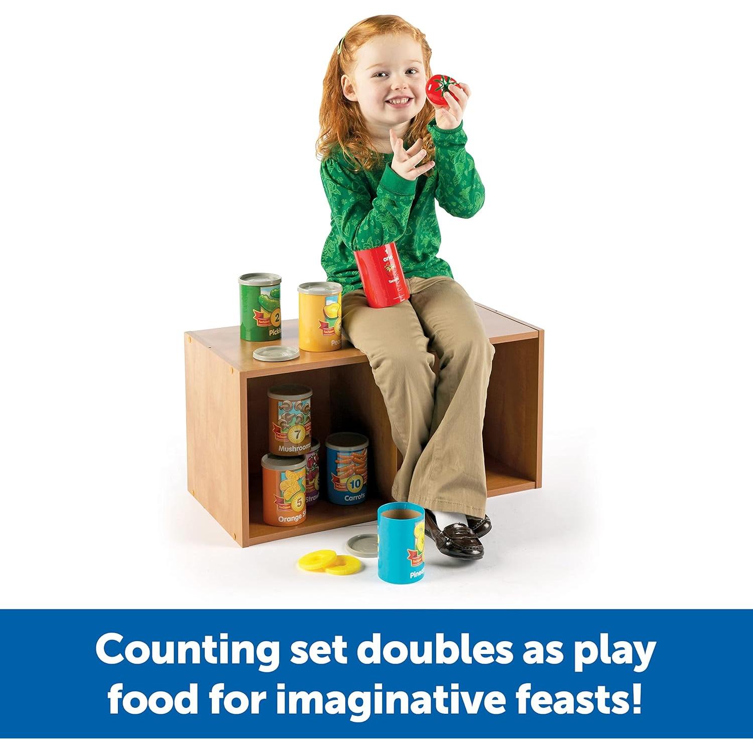 Latas de Conteo Learning Resources - 65 Piezas para Niños 3+