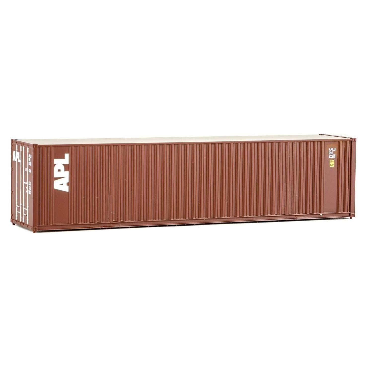 Contenedor Corrugado 40' Hi-Cube Walthers APL - Modelo HO