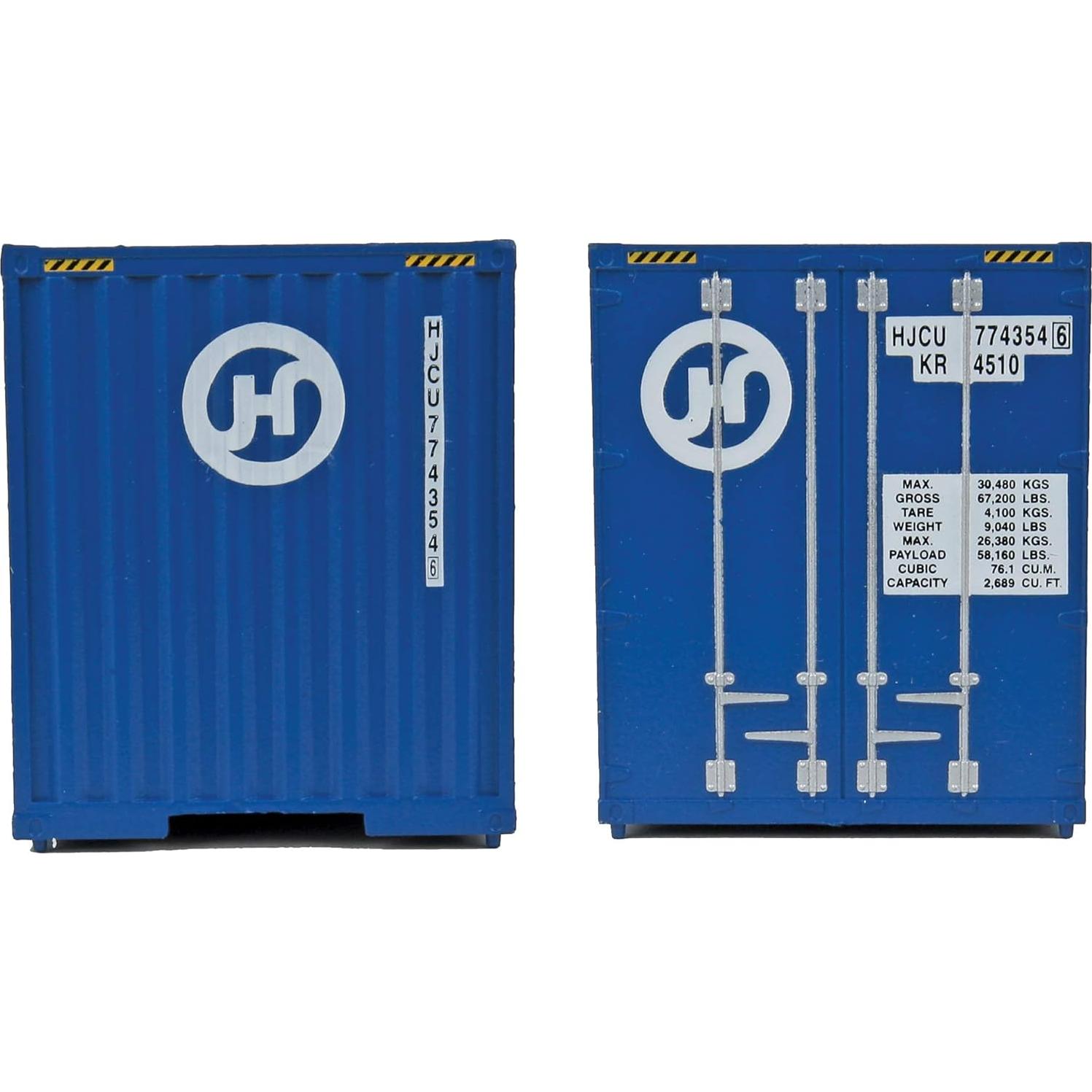 Contenedor Corrugado Hanjin 40' HO Walthers 949-8208