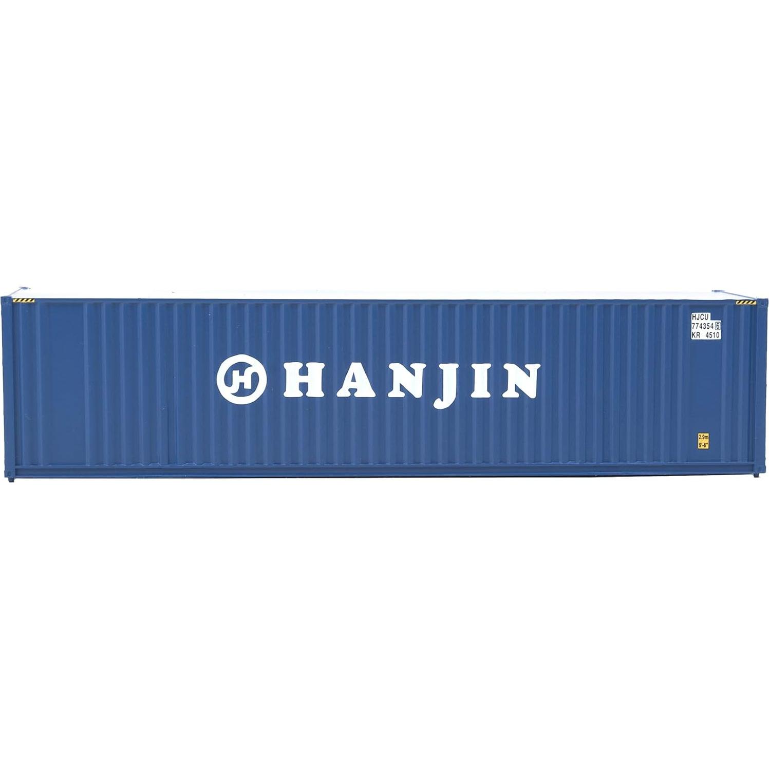 Contenedor Corrugado Hanjin 40' HO Walthers 949-8208
