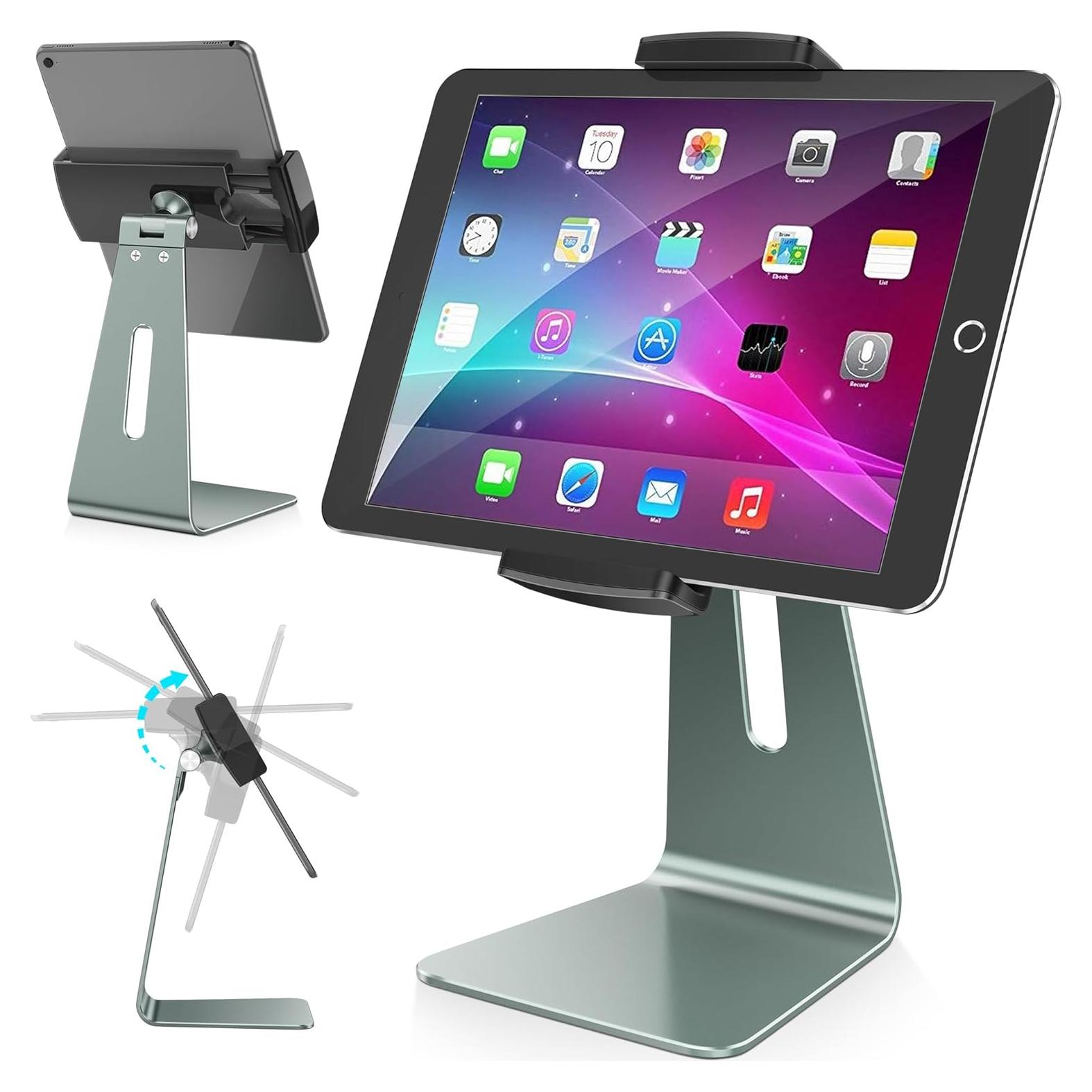 Soporte de Aluminio para Tabletas AboveTEK 7-13" Gris