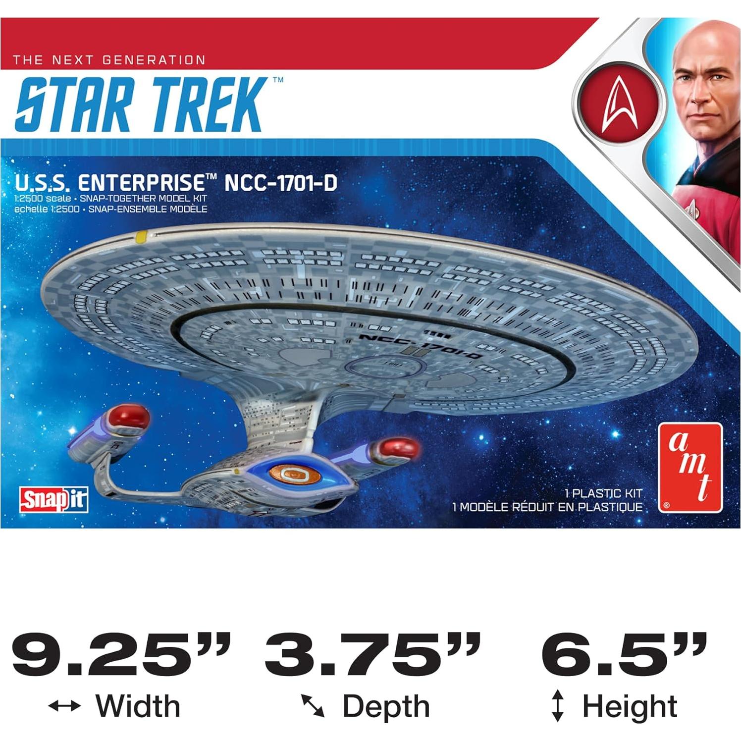 Kit de Modelo Star Trek AMT U.S.S. Enterprise 1:2500