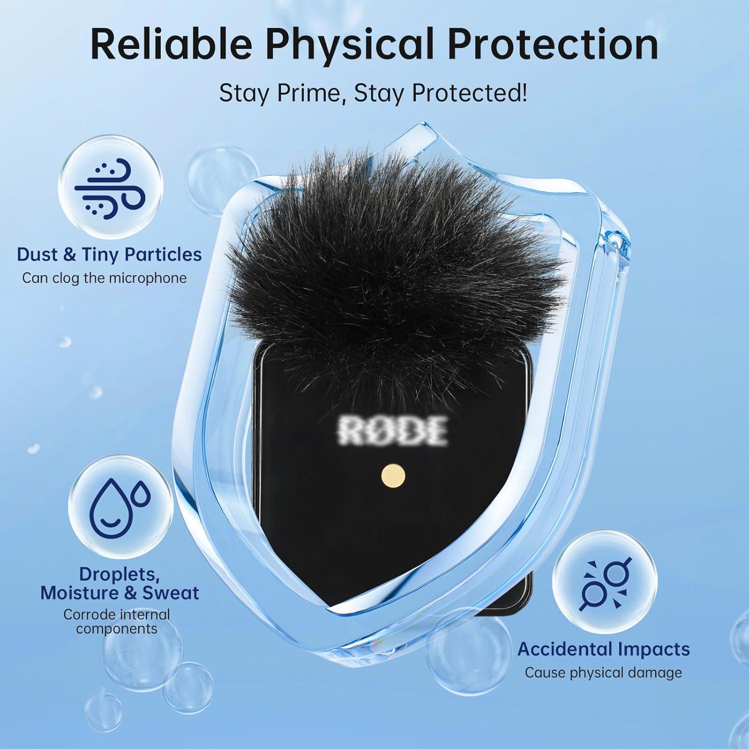 Filtro de Parabrisas para Micrófonos Rode Wireless Go I - 4 Piezas