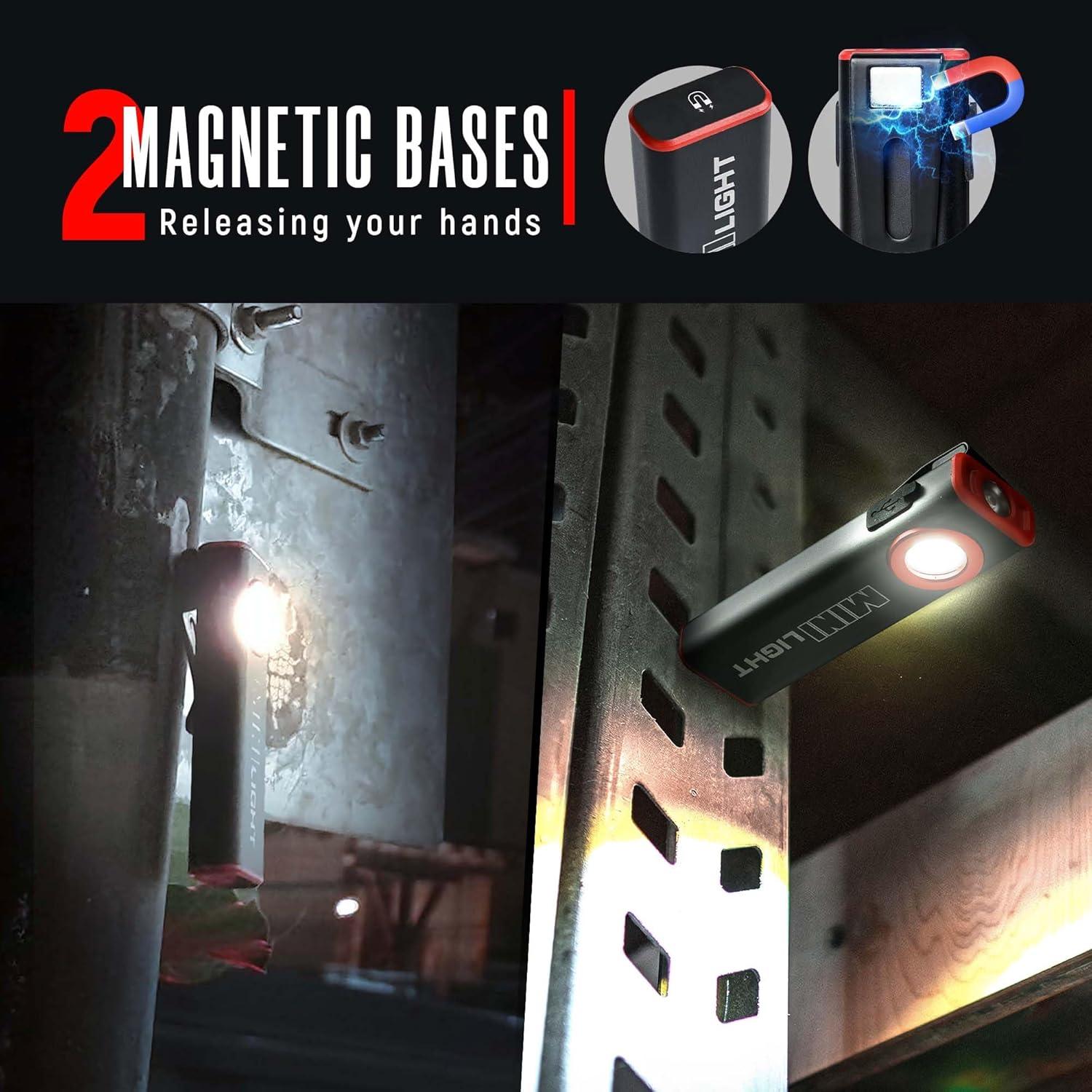 Linterna LED Lexall 1600 Lúmenes EDC Magnética Impermeable