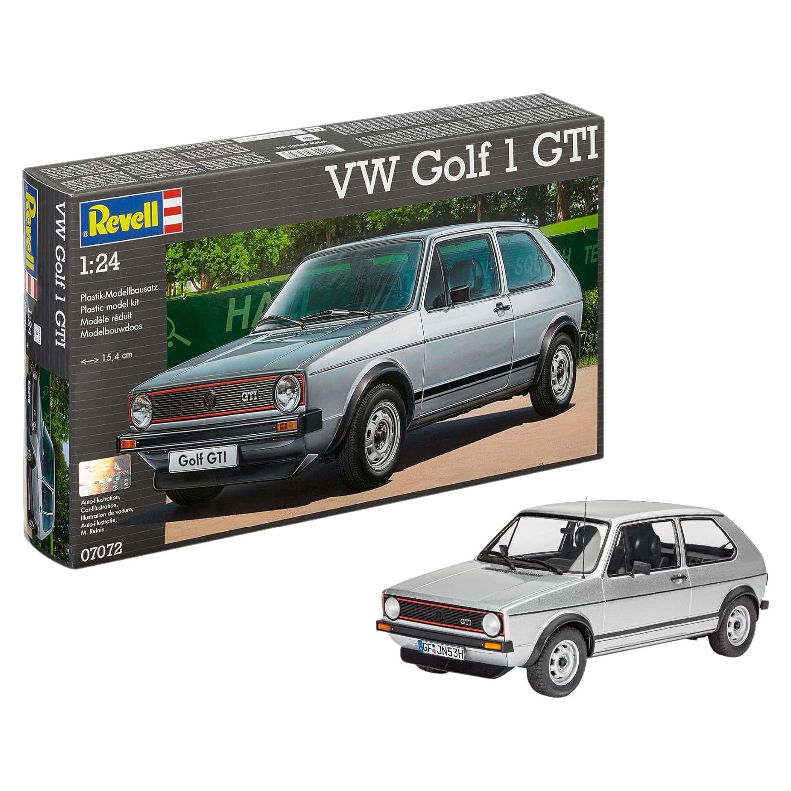 Kit de Modelo Revell VW Golf 1 GTI Escala 1:24 380g