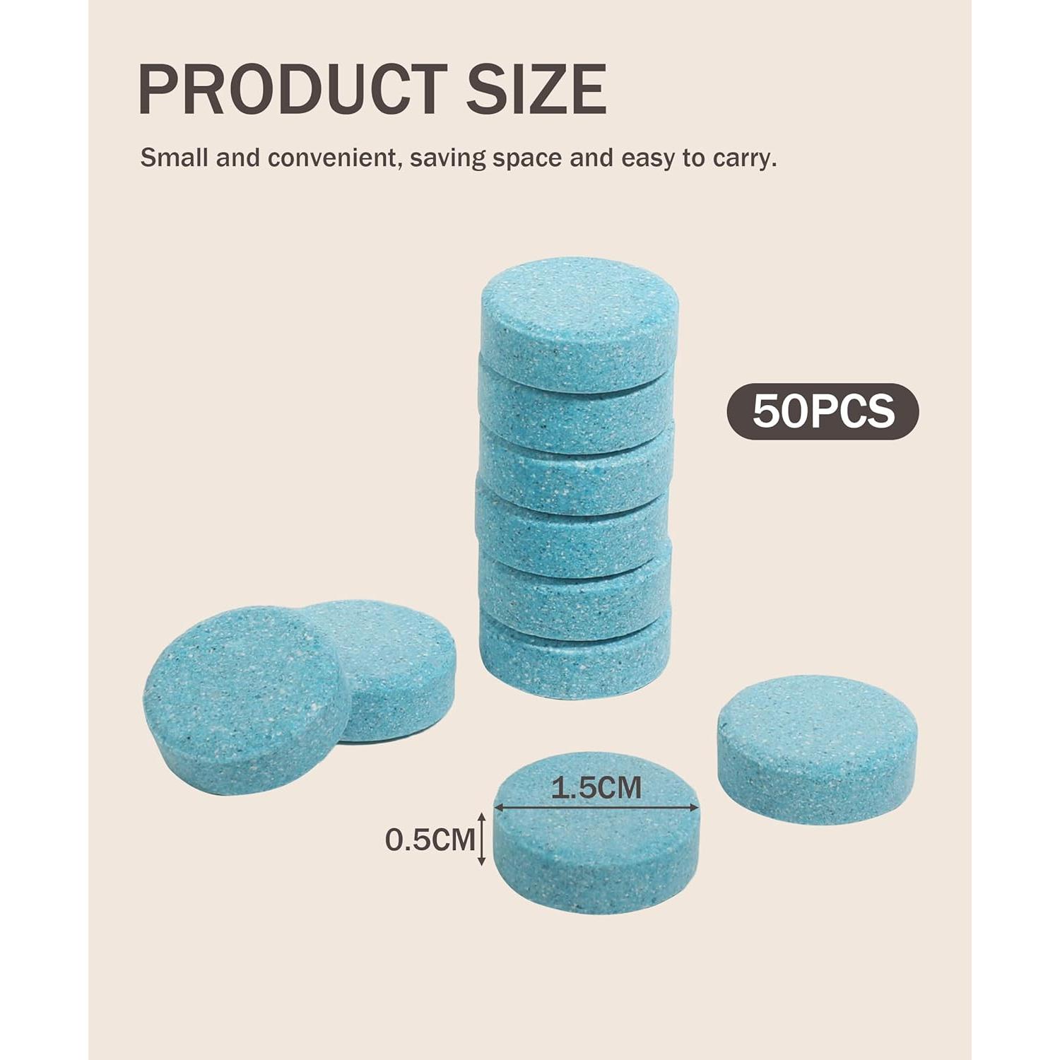 50 Tabletas Limpiaparabrisas Concentrado bylikeho 108g