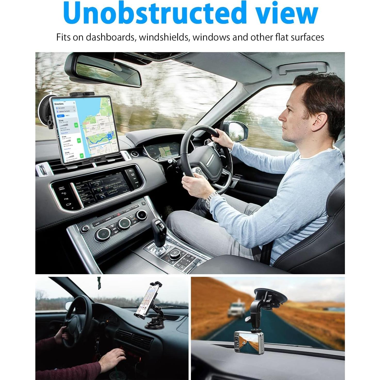 Soporte de Tablet para Coche YOOZ con Ventosa 337g 4-12.9"