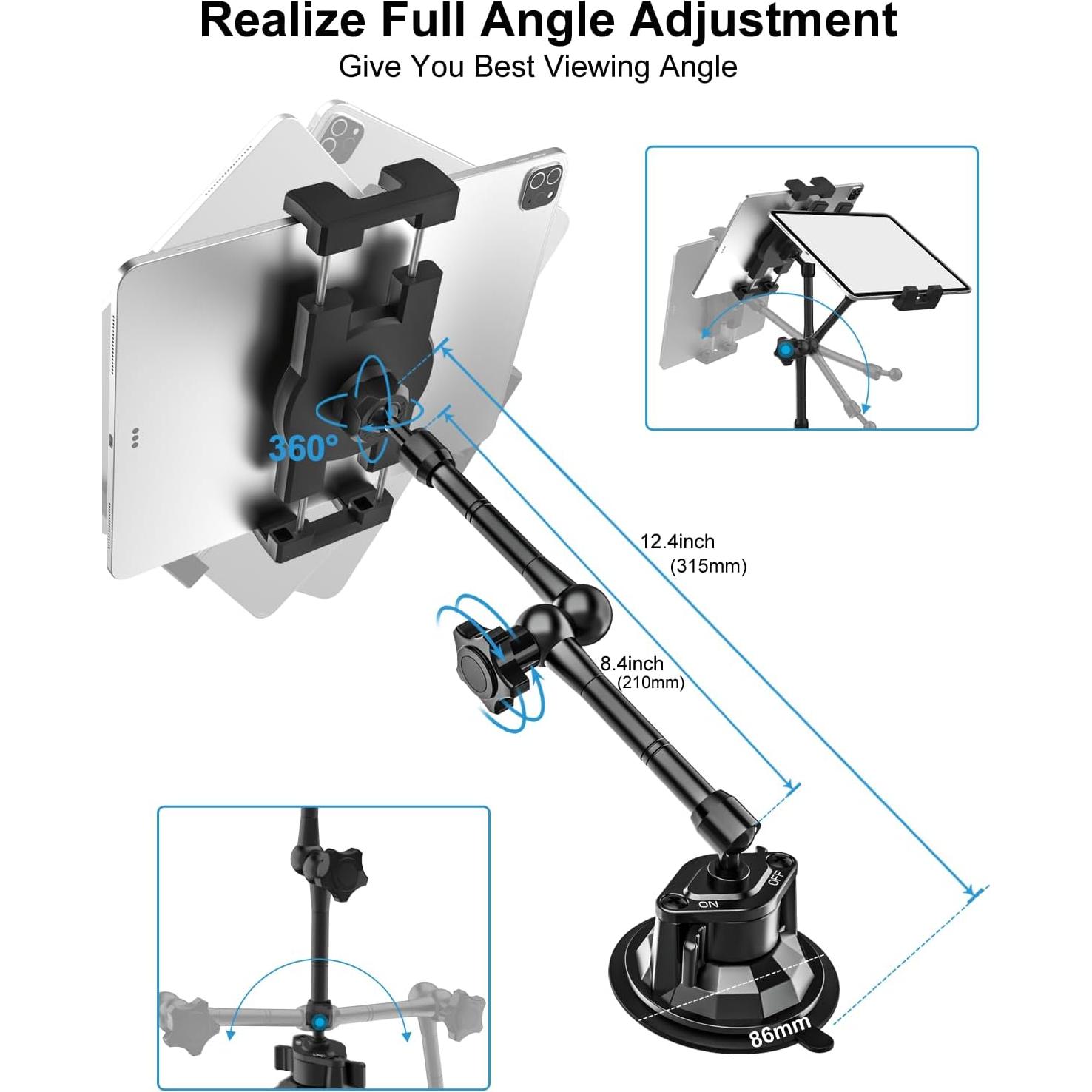 Soporte de Tableta de Metal Woleyi - Alta Resistencia 4.7-13"
